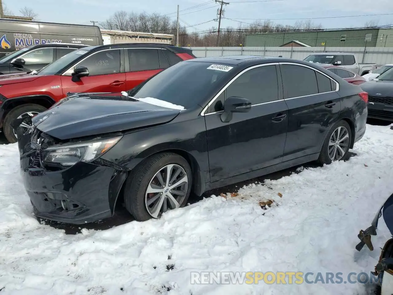 1 fotografías del automóvil dañado 4S3BNAN66K3002172 SUBARU LEGACY 2019