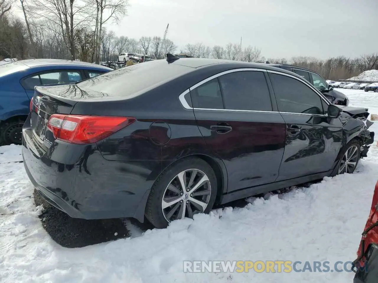 3 fotografías del automóvil dañado 4S3BNAN66K3002172 SUBARU LEGACY 2019