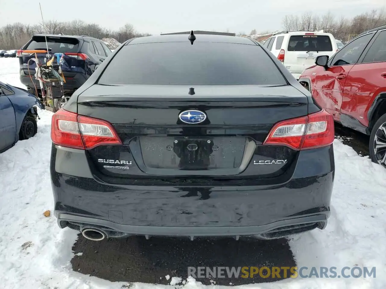 6 fotografías del automóvil dañado 4S3BNAN66K3002172 SUBARU LEGACY 2019