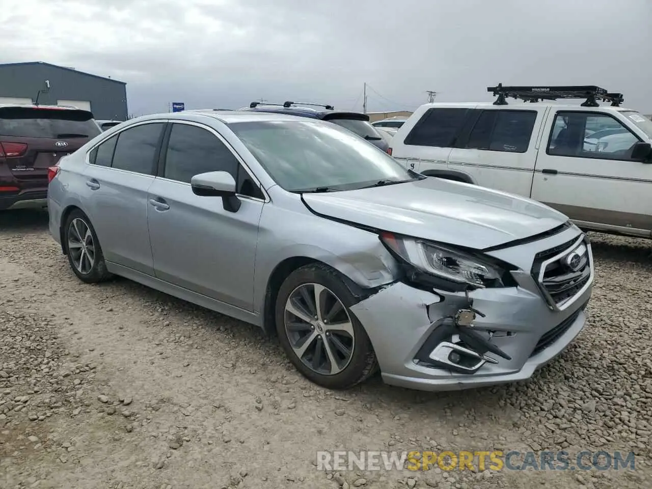 4 fotografías del automóvil dañado 4S3BNAN66K3003628 SUBARU LEGACY 2019