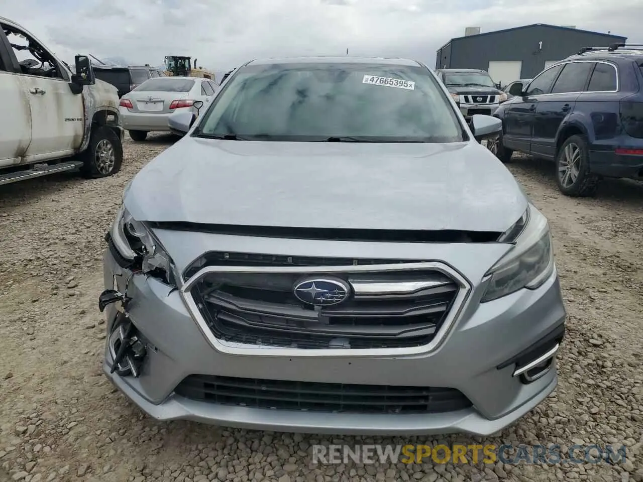 5 fotografías del automóvil dañado 4S3BNAN66K3003628 SUBARU LEGACY 2019