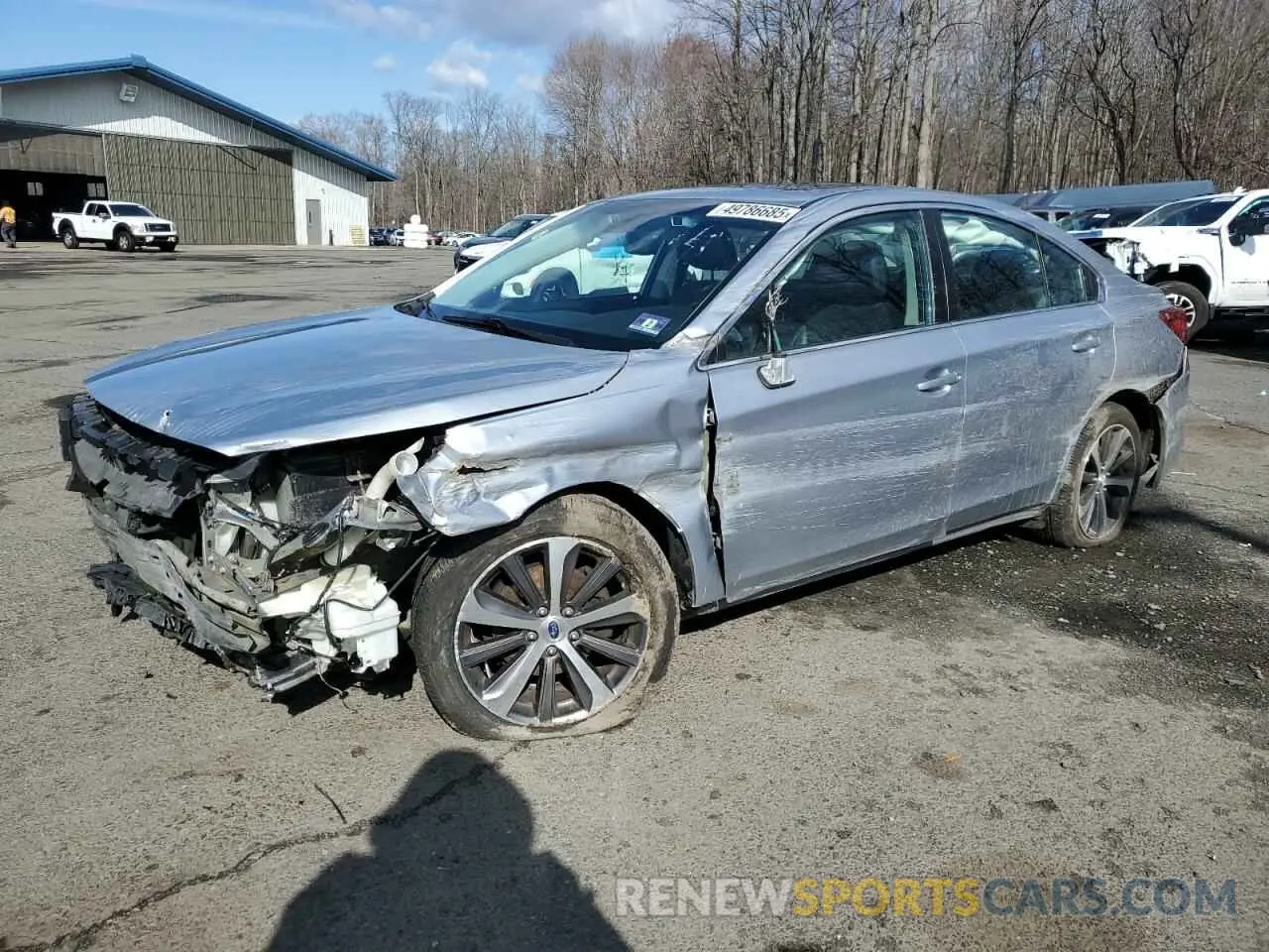 1 fotografías del automóvil dañado 4S3BNAN67K3014444 SUBARU LEGACY 2019