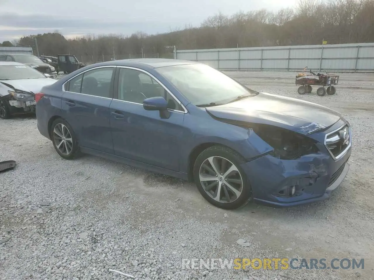 4 fotografías del automóvil dañado 4S3BNAN69K3025493 SUBARU LEGACY 2019