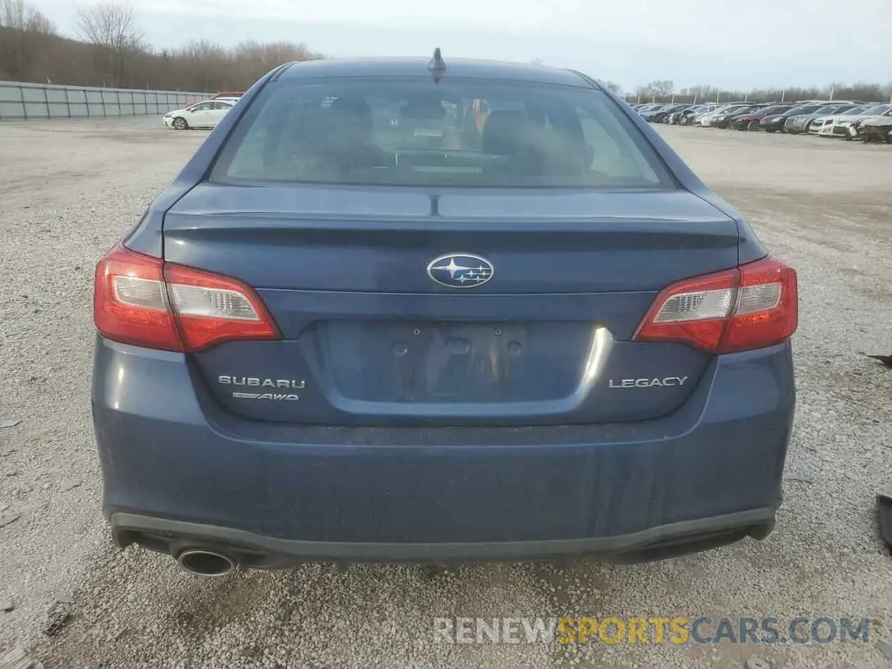 6 fotografías del automóvil dañado 4S3BNAN69K3025493 SUBARU LEGACY 2019