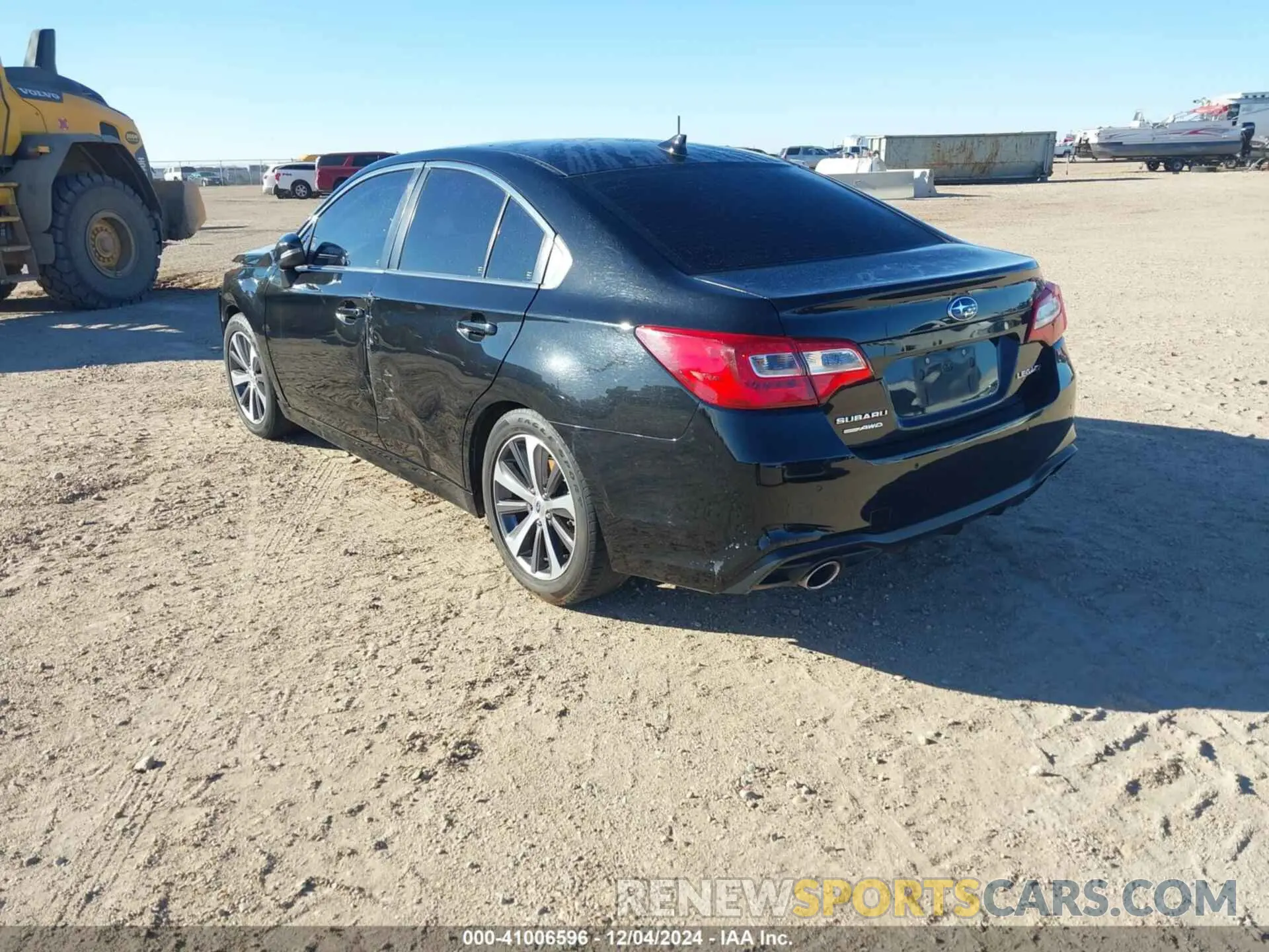 3 fotografías del automóvil dañado 4S3BNAN6XK3013188 SUBARU LEGACY 2019