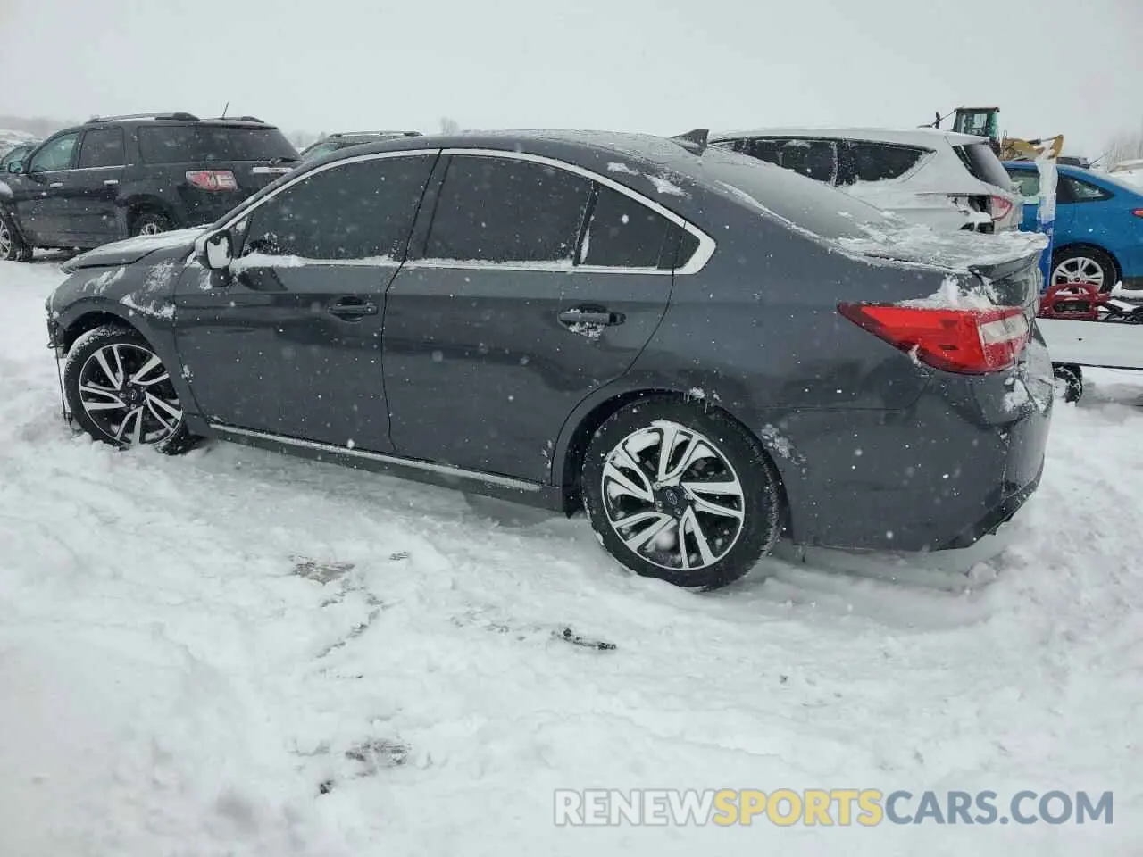 2 fotografías del automóvil dañado 4S3BNAR66K3021248 SUBARU LEGACY 2019
