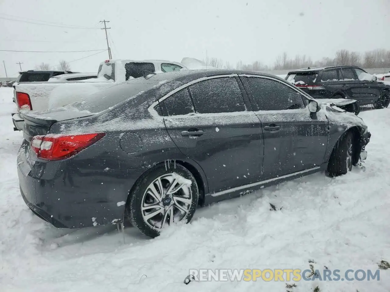 3 fotografías del automóvil dañado 4S3BNAR66K3021248 SUBARU LEGACY 2019