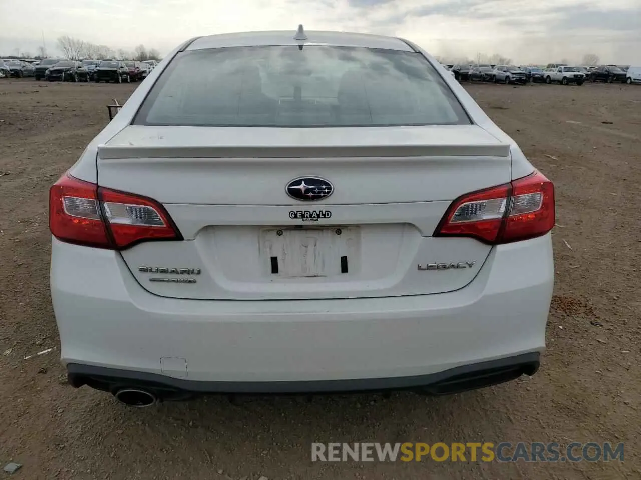 6 fotografías del automóvil dañado 4S3BNAR68K3028282 SUBARU LEGACY 2019