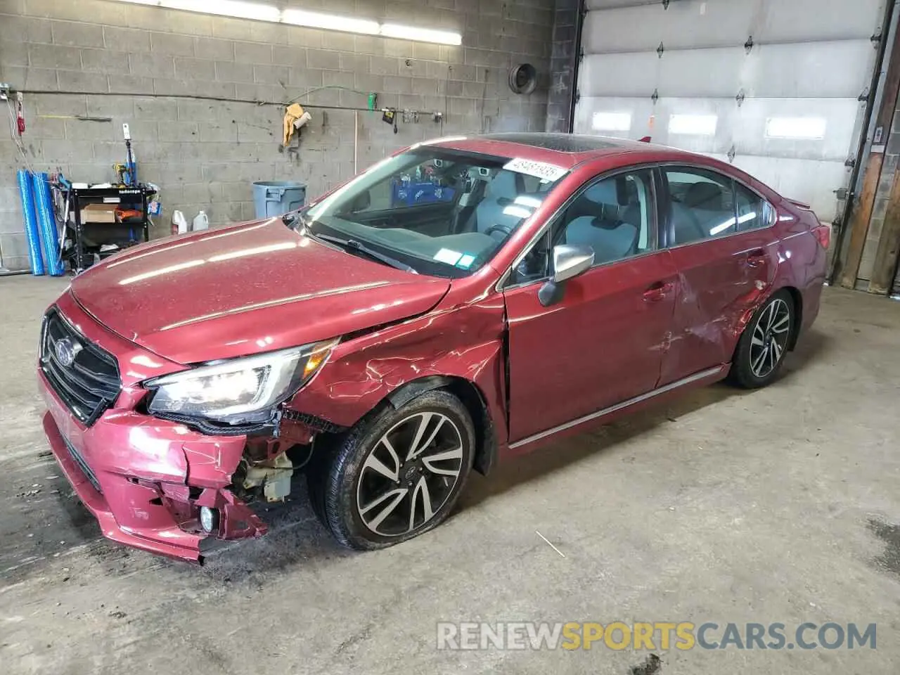 1 fotografías del automóvil dañado 4S3BNAS67K3008146 SUBARU LEGACY 2019