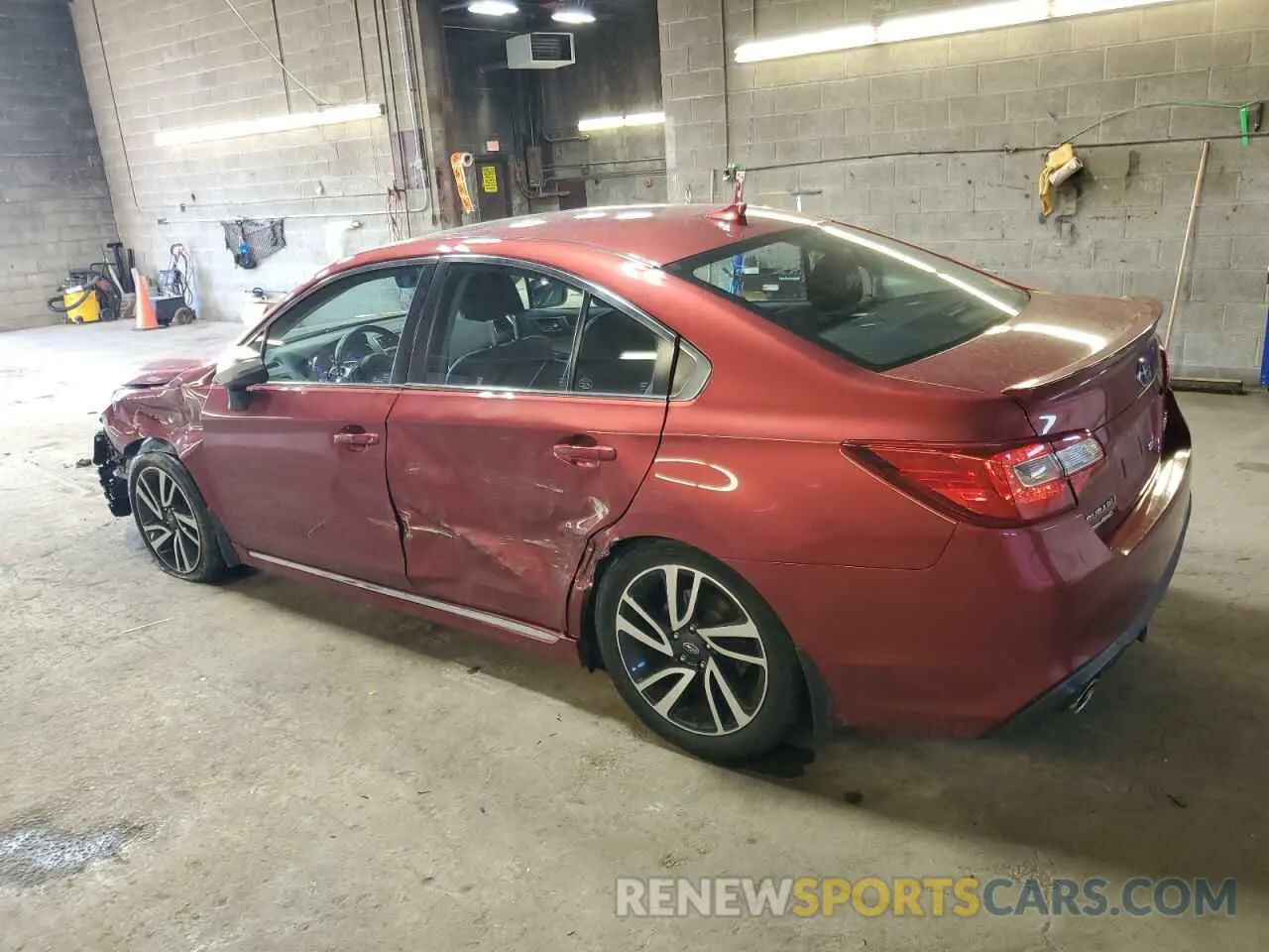 2 fotografías del automóvil dañado 4S3BNAS67K3008146 SUBARU LEGACY 2019