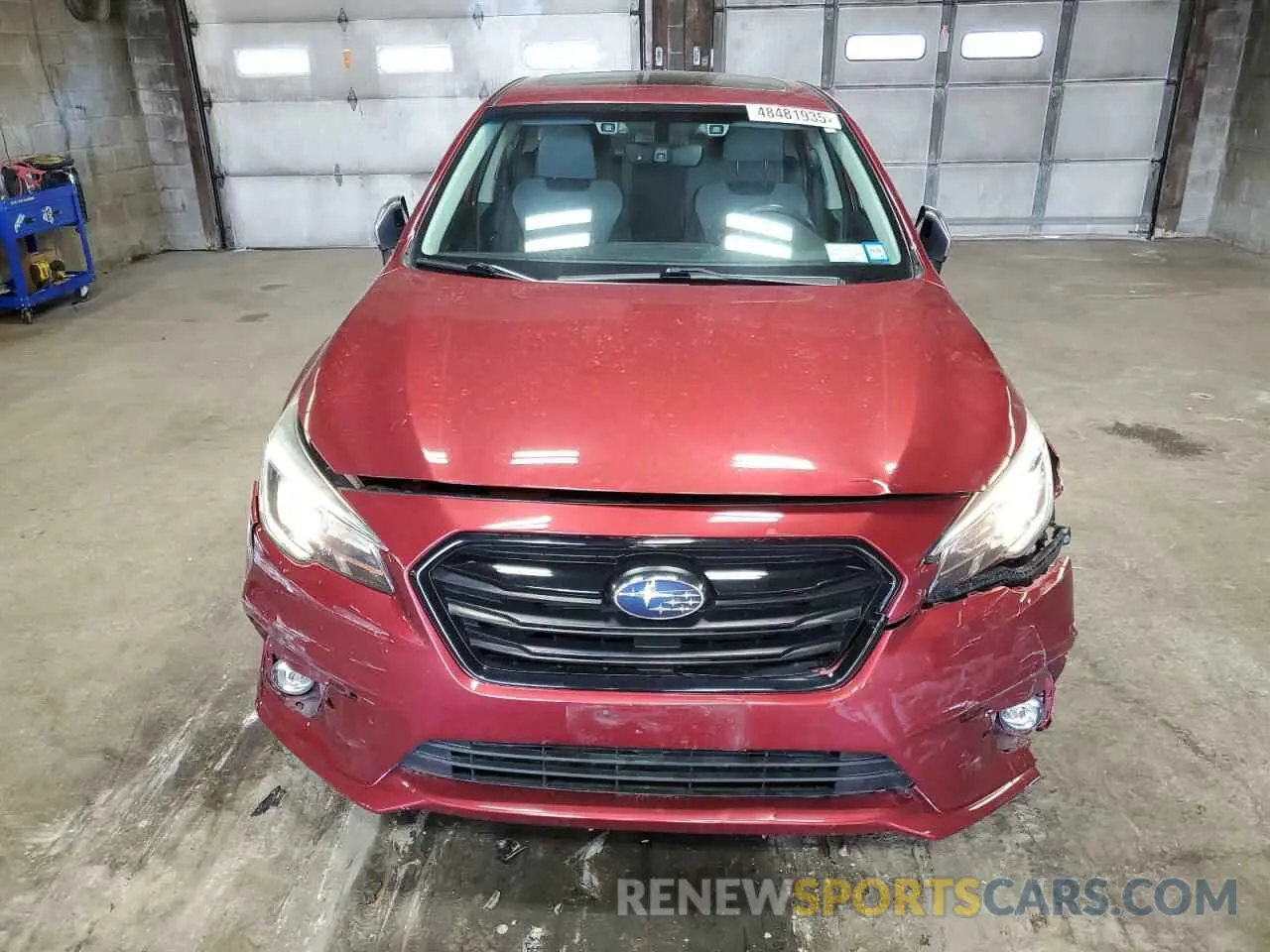 5 fotografías del automóvil dañado 4S3BNAS67K3008146 SUBARU LEGACY 2019