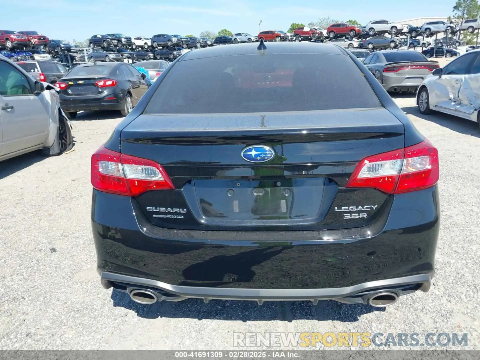 17 fotografías del automóvil dañado 4S3BNEJ63K3036454 SUBARU LEGACY 2019