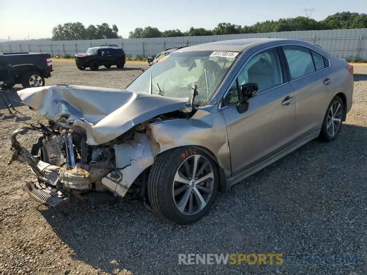 1 fotografías del automóvil dañado 4S3BNEN60K3003728 SUBARU LEGACY 2019