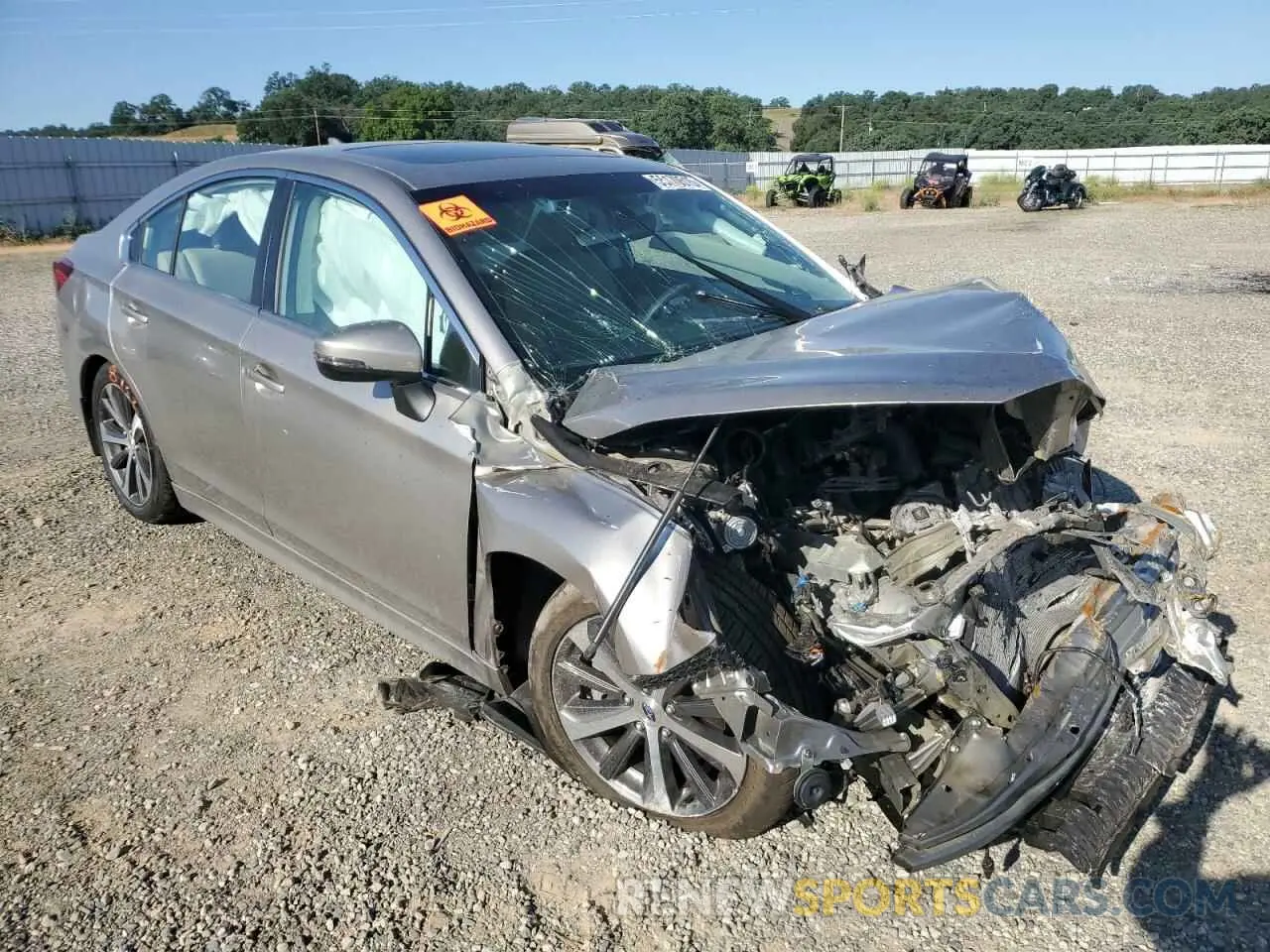 4 fotografías del automóvil dañado 4S3BNEN60K3003728 SUBARU LEGACY 2019