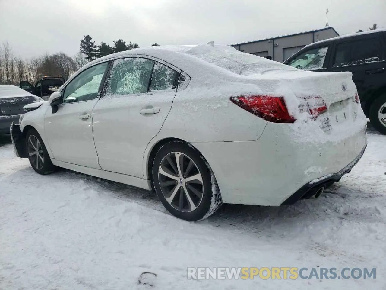 2 fotografías del automóvil dañado 4S3BNEN61K3013961 SUBARU LEGACY 2019