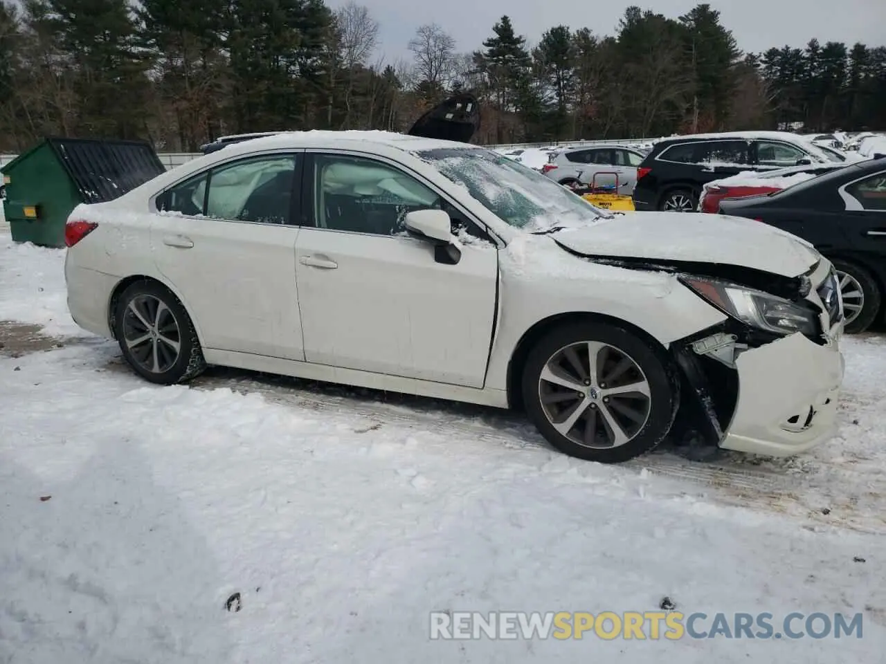4 fotografías del automóvil dañado 4S3BNEN61K3013961 SUBARU LEGACY 2019