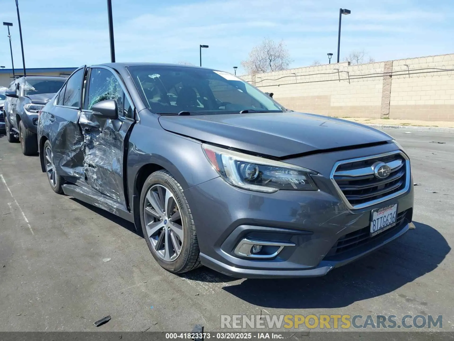 1 fotografías del automóvil dañado 4S3BNEN63K3003626 SUBARU LEGACY 2019