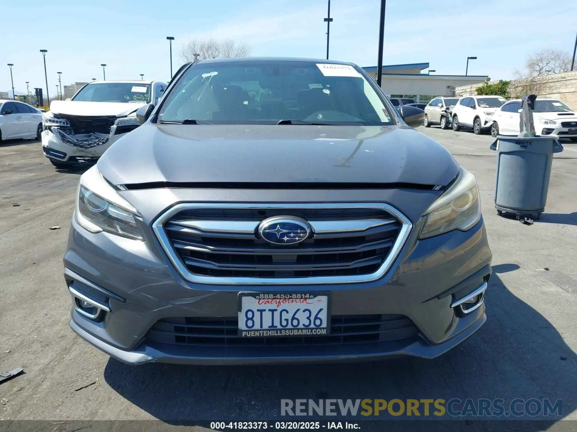12 fotografías del automóvil dañado 4S3BNEN63K3003626 SUBARU LEGACY 2019
