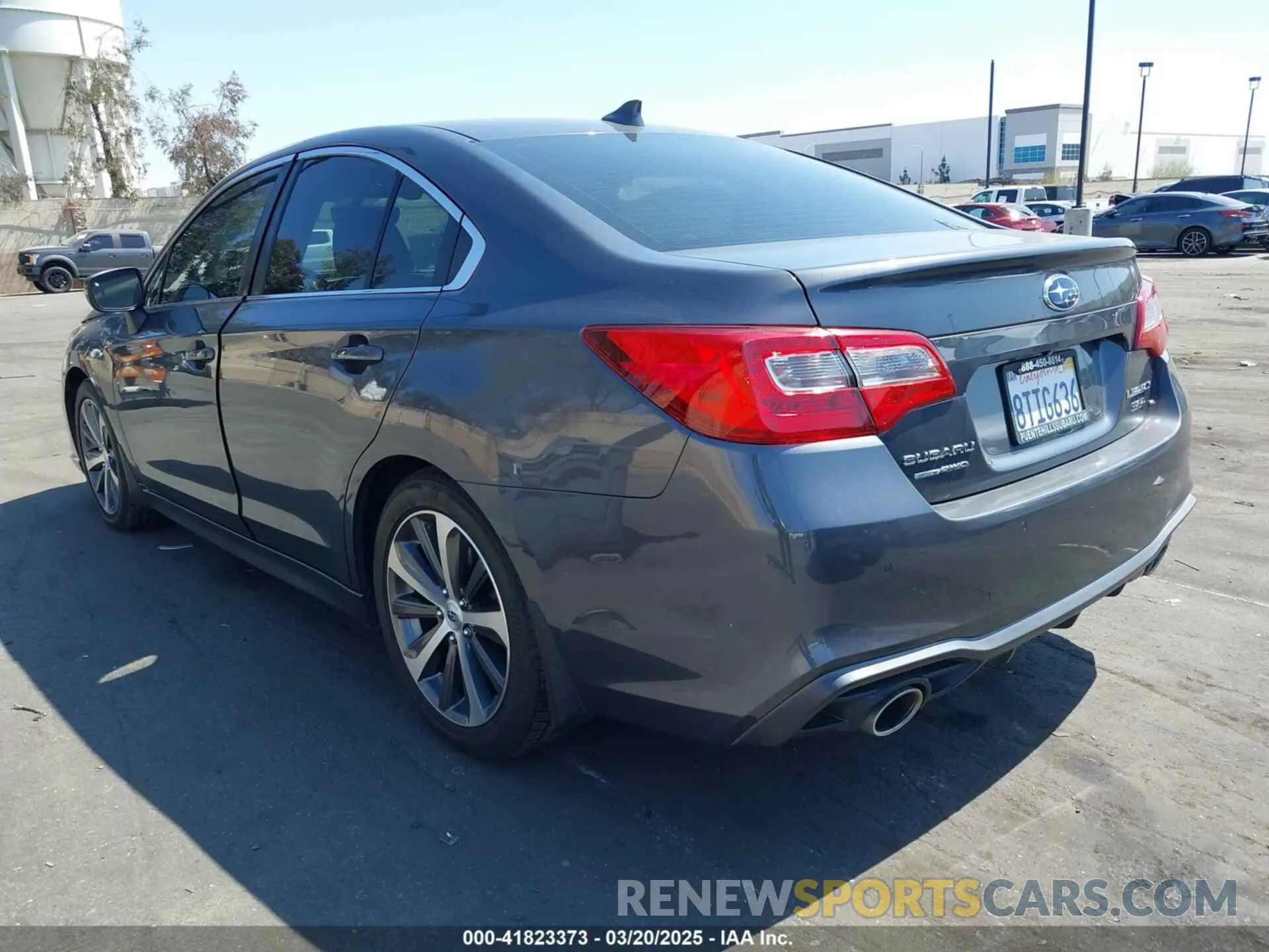 3 fotografías del automóvil dañado 4S3BNEN63K3003626 SUBARU LEGACY 2019