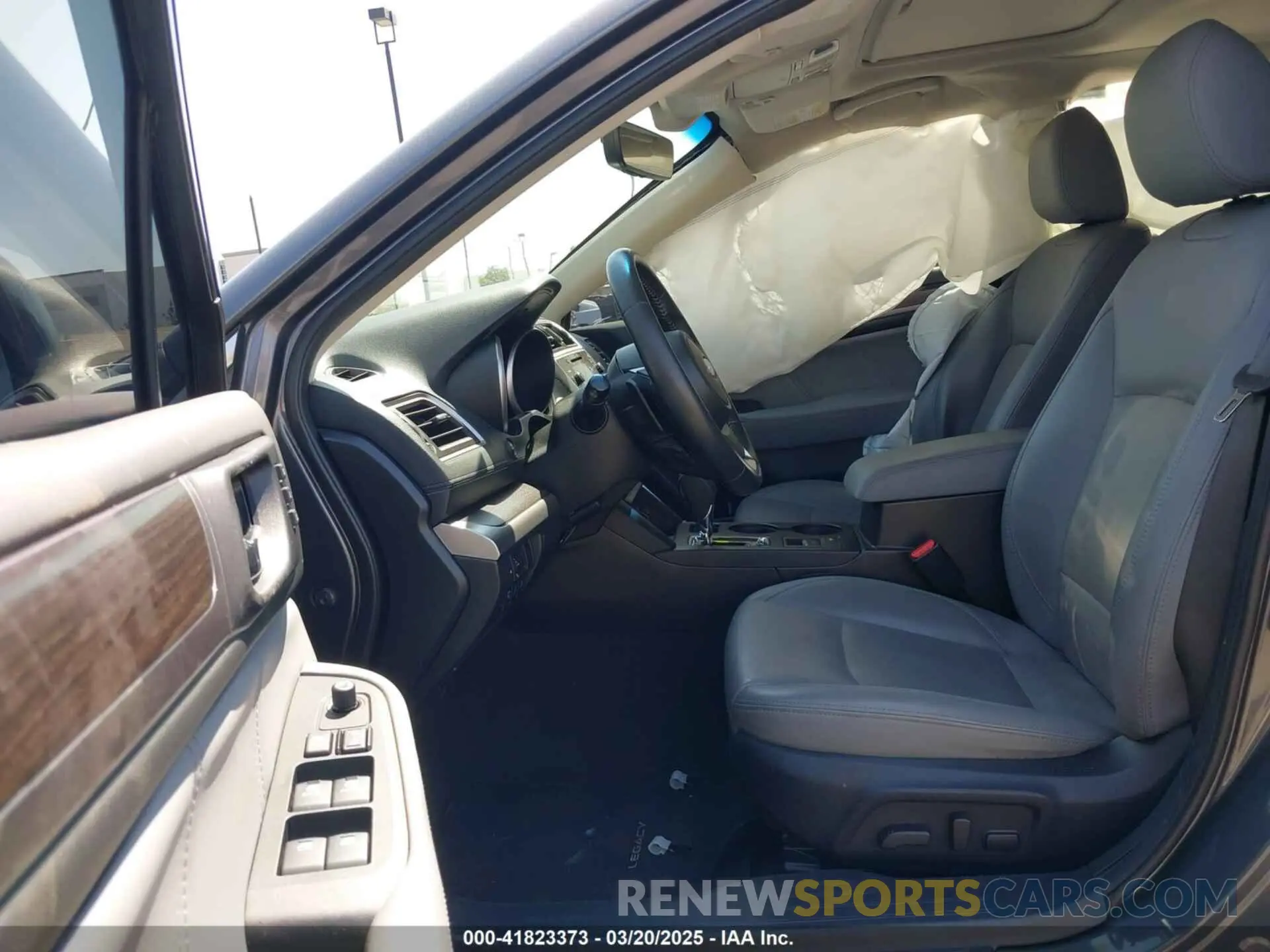 5 fotografías del automóvil dañado 4S3BNEN63K3003626 SUBARU LEGACY 2019