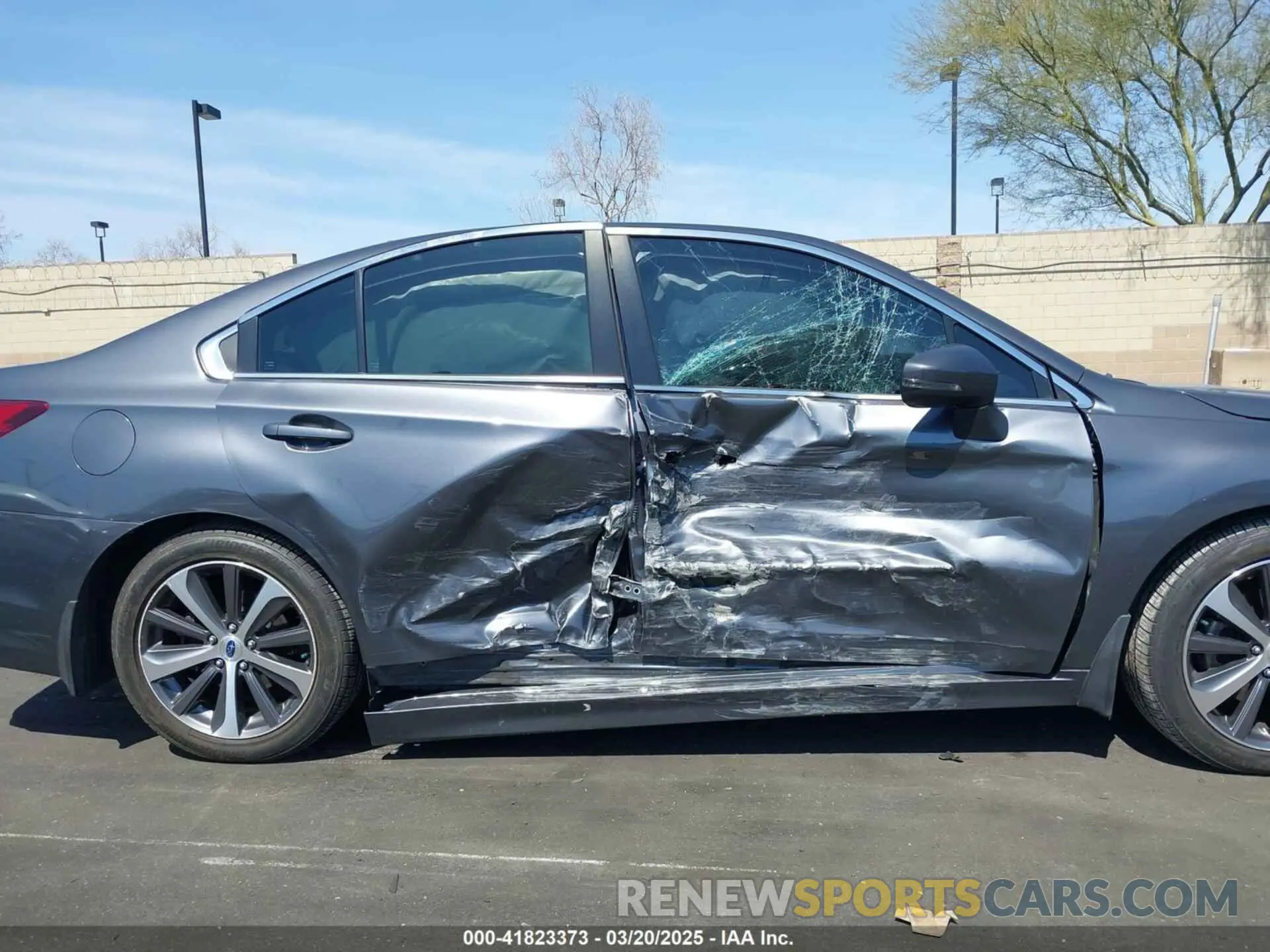 6 fotografías del automóvil dañado 4S3BNEN63K3003626 SUBARU LEGACY 2019