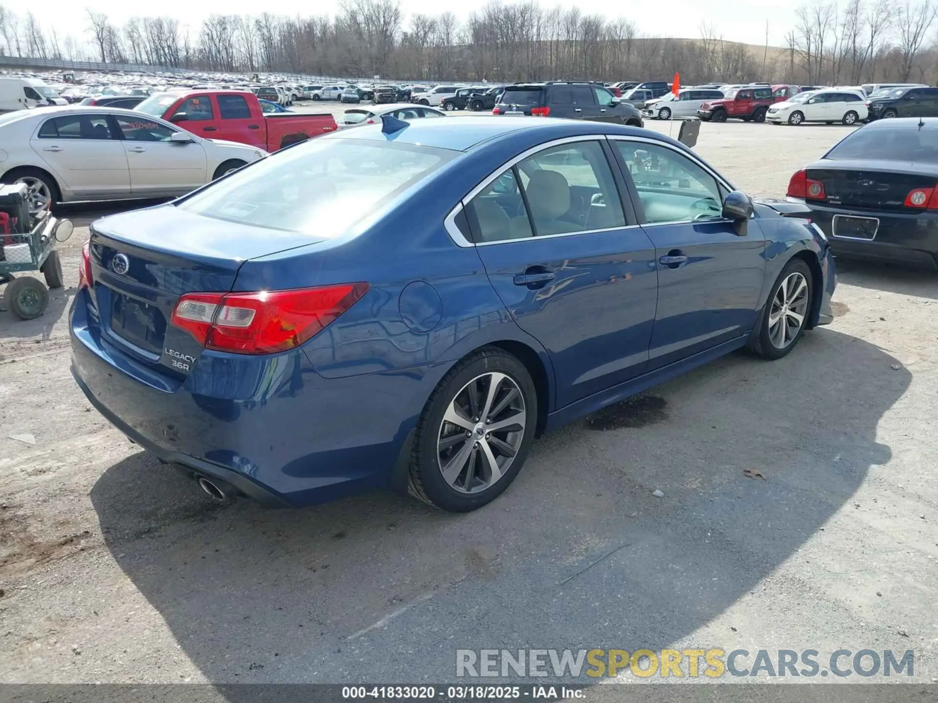 4 fotografías del automóvil dañado 4S3BNEN63K3005523 SUBARU LEGACY 2019