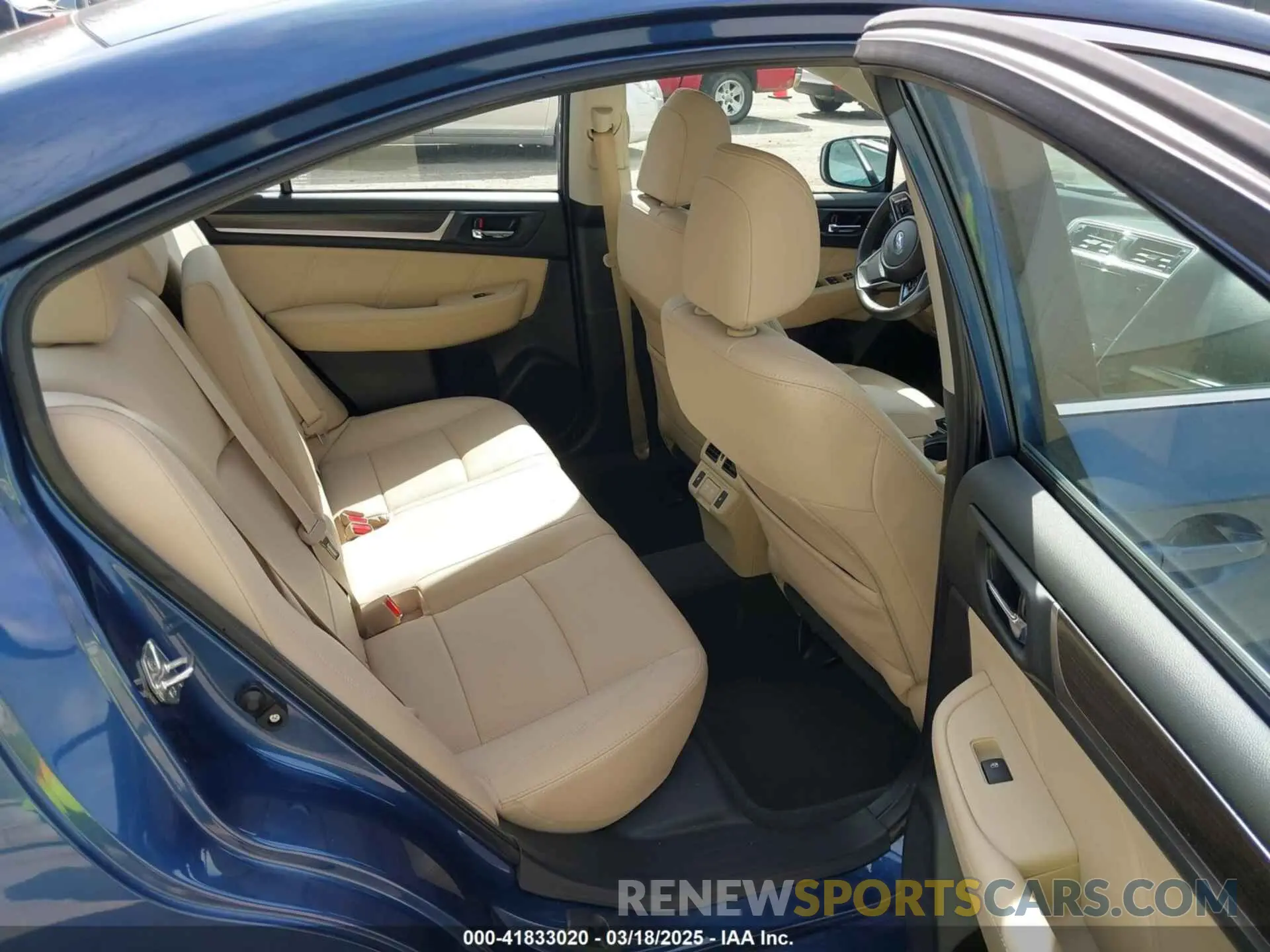 8 fotografías del automóvil dañado 4S3BNEN63K3005523 SUBARU LEGACY 2019