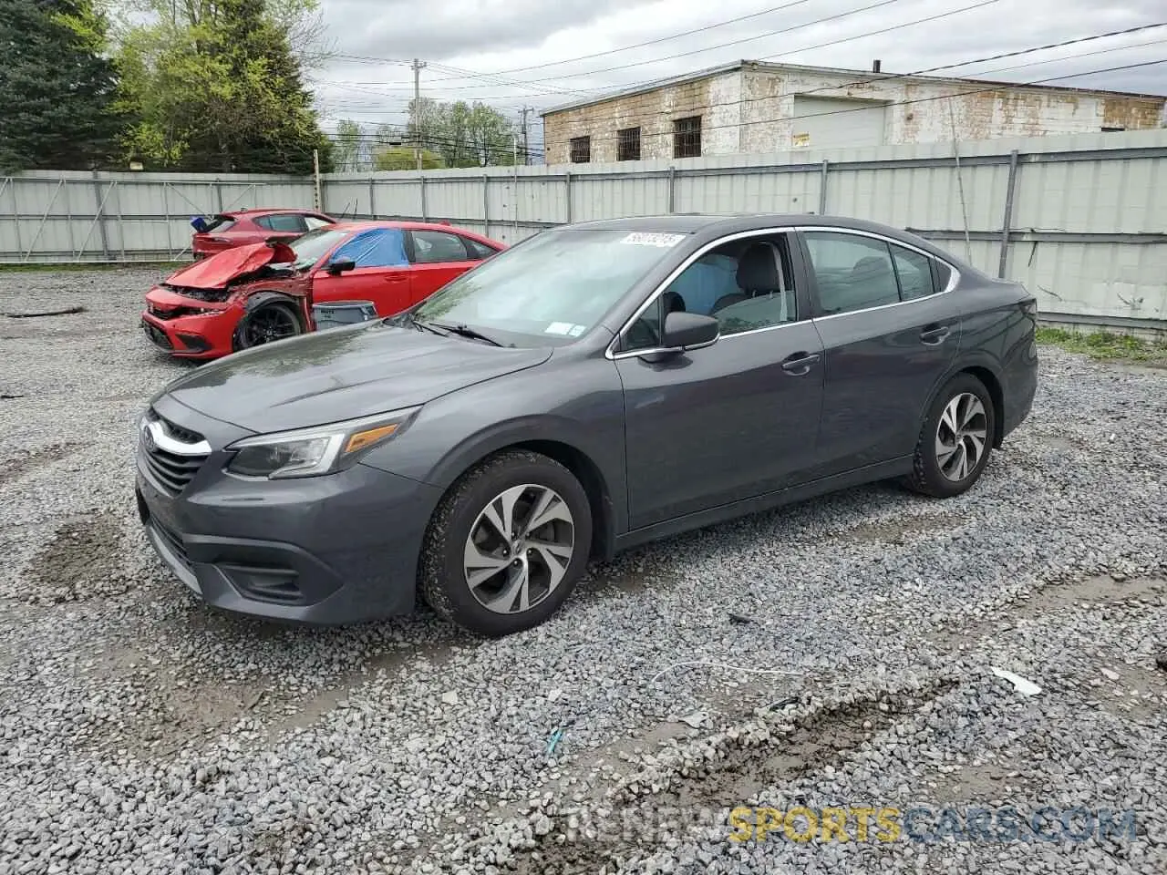 1 fotografías del automóvil dañado 4S3BWAB63L3003749 SUBARU LEGACY 2020