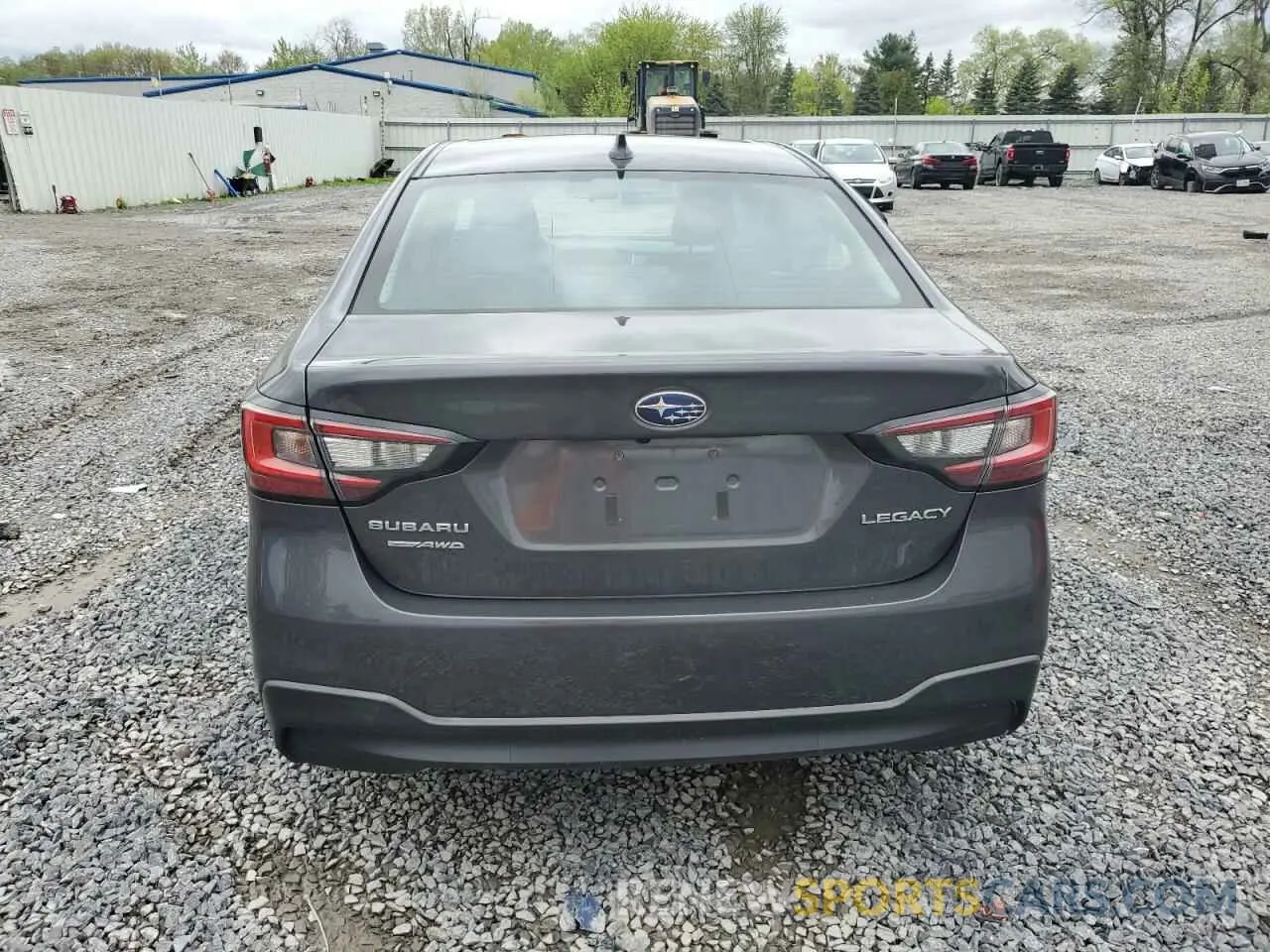 6 fotografías del automóvil dañado 4S3BWAB63L3003749 SUBARU LEGACY 2020