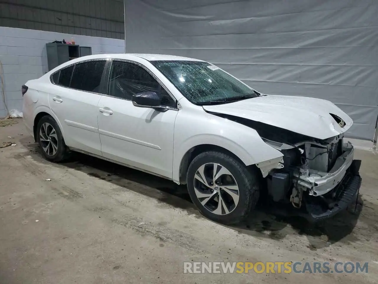 4 fotografías del automóvil dañado 4S3BWAB63L3011186 SUBARU LEGACY 2020