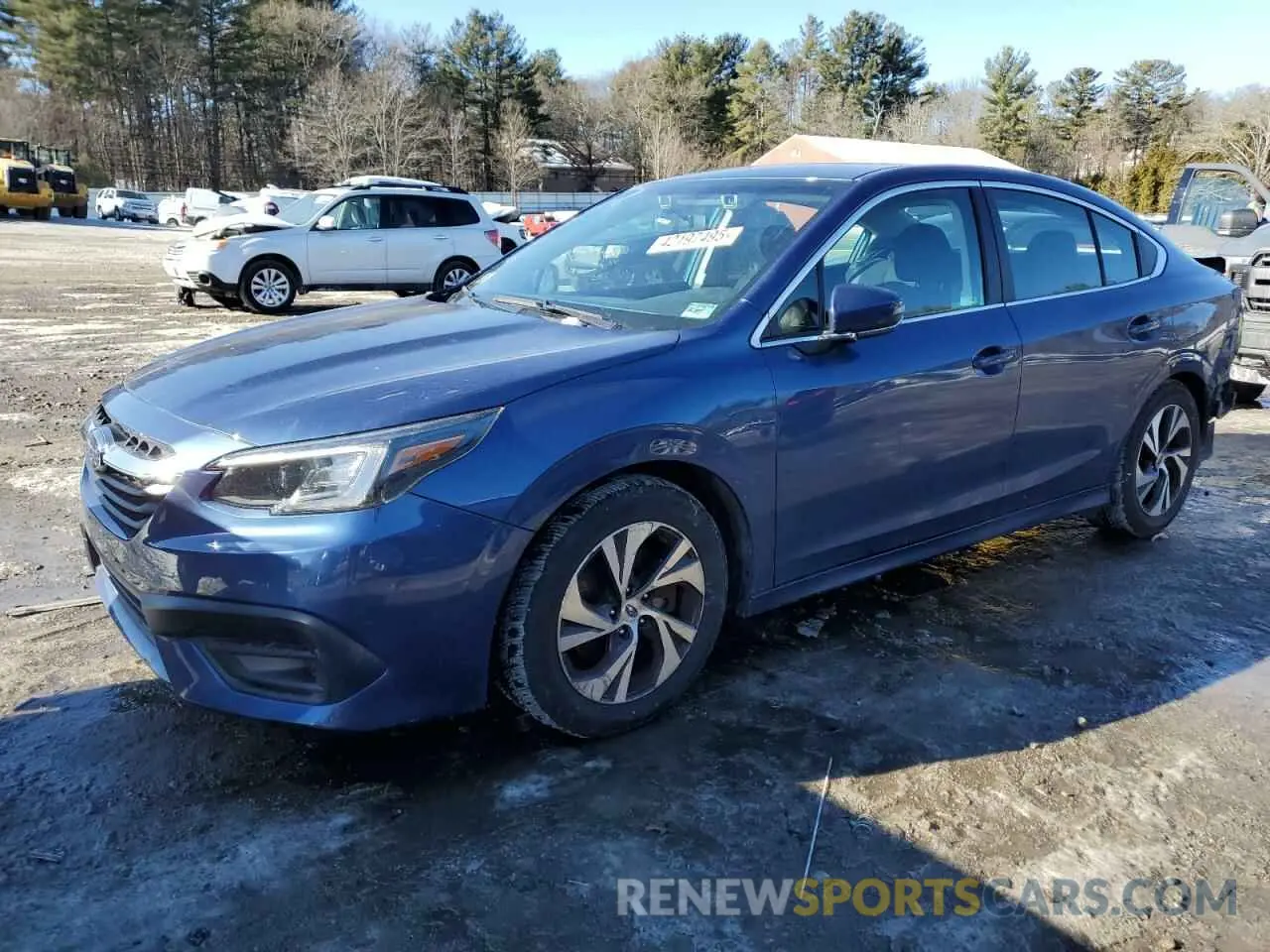 1 fotografías del automóvil dañado 4S3BWAC62L3016037 SUBARU LEGACY 2020