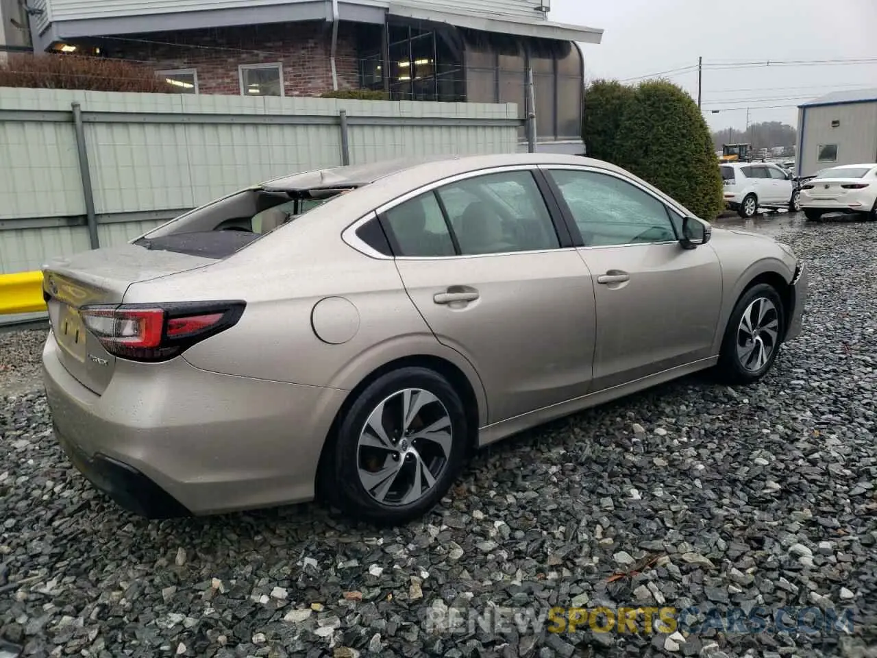 3 fotografías del automóvil dañado 4S3BWAC63L3011929 SUBARU LEGACY 2020