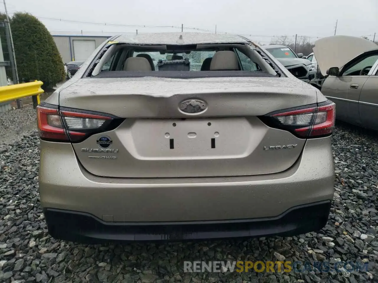 6 fotografías del automóvil dañado 4S3BWAC63L3011929 SUBARU LEGACY 2020