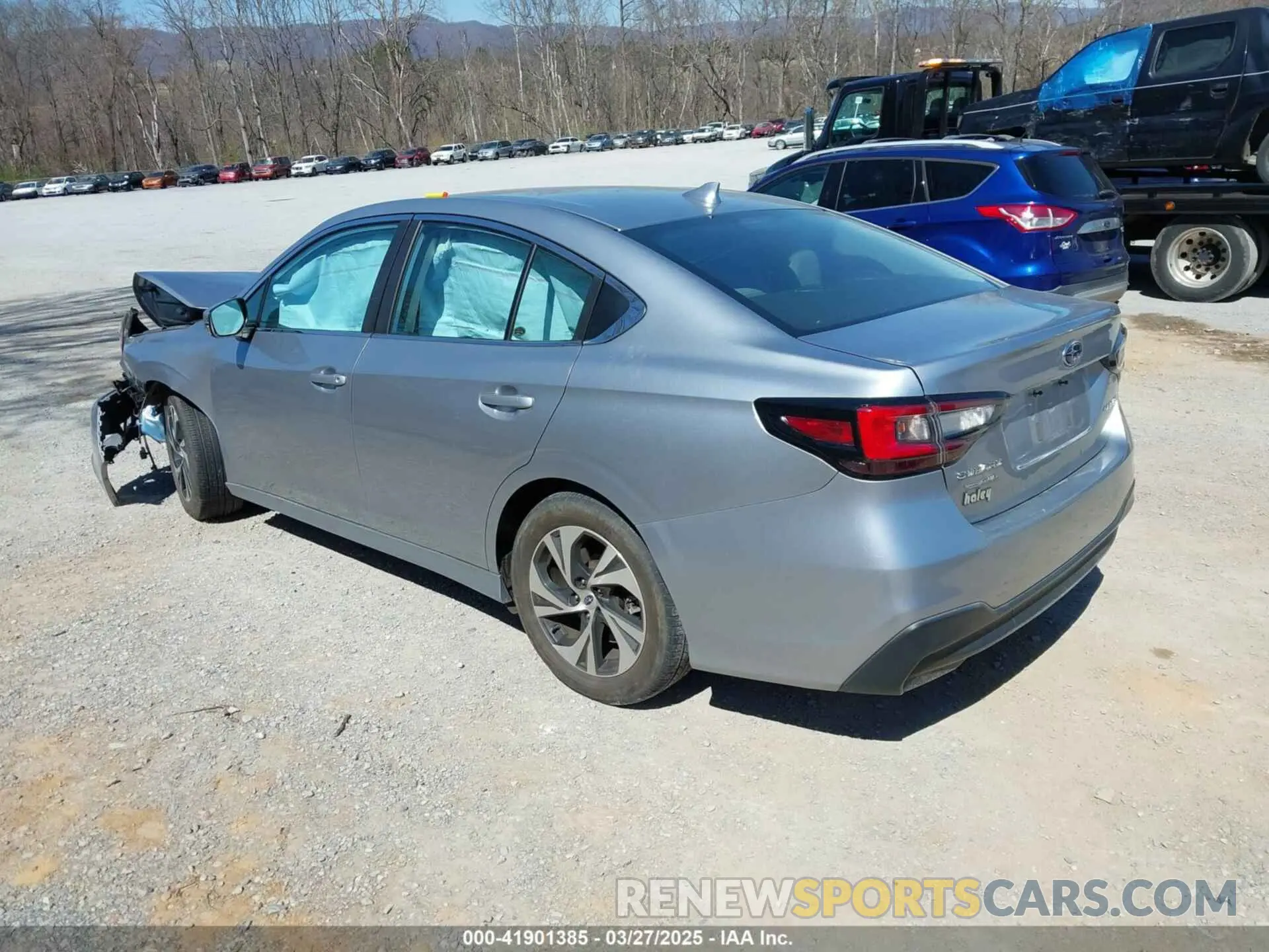 3 fotografías del automóvil dañado 4S3BWAC63L3016676 SUBARU LEGACY 2020
