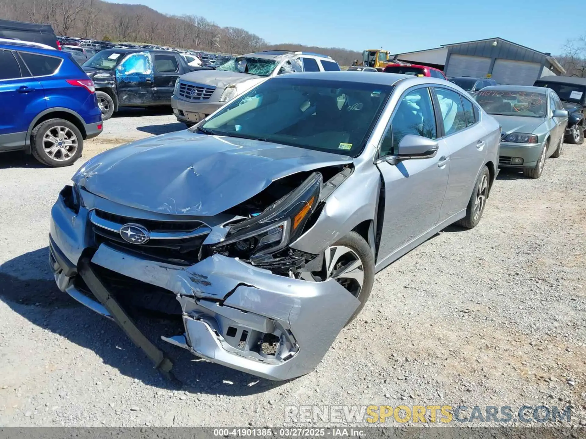 6 fotografías del automóvil dañado 4S3BWAC63L3016676 SUBARU LEGACY 2020