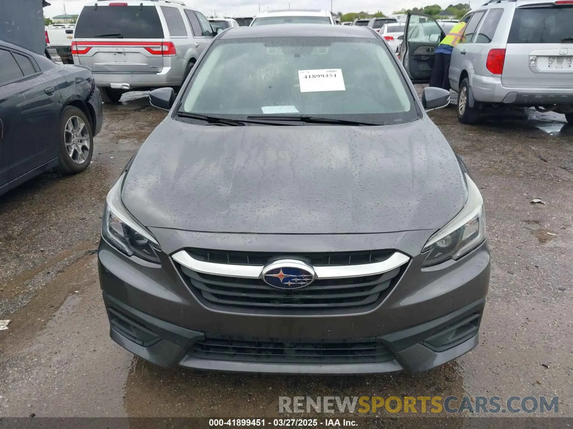 12 fotografías del automóvil dañado 4S3BWAC63L3017567 SUBARU LEGACY 2020