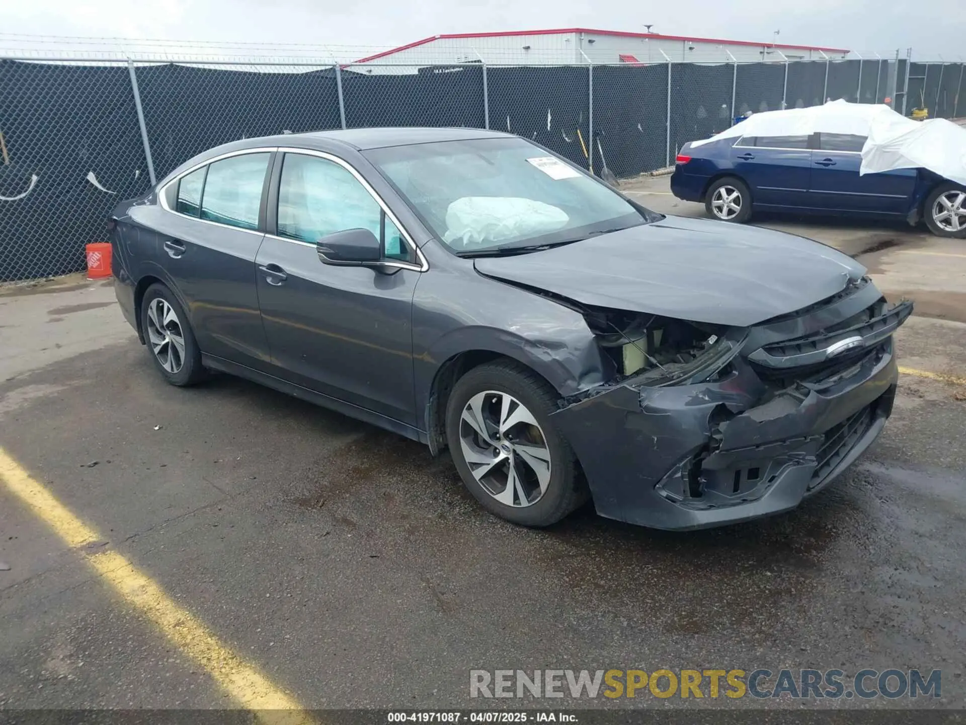 1 fotografías del automóvil dañado 4S3BWAC65L3003816 SUBARU LEGACY 2020