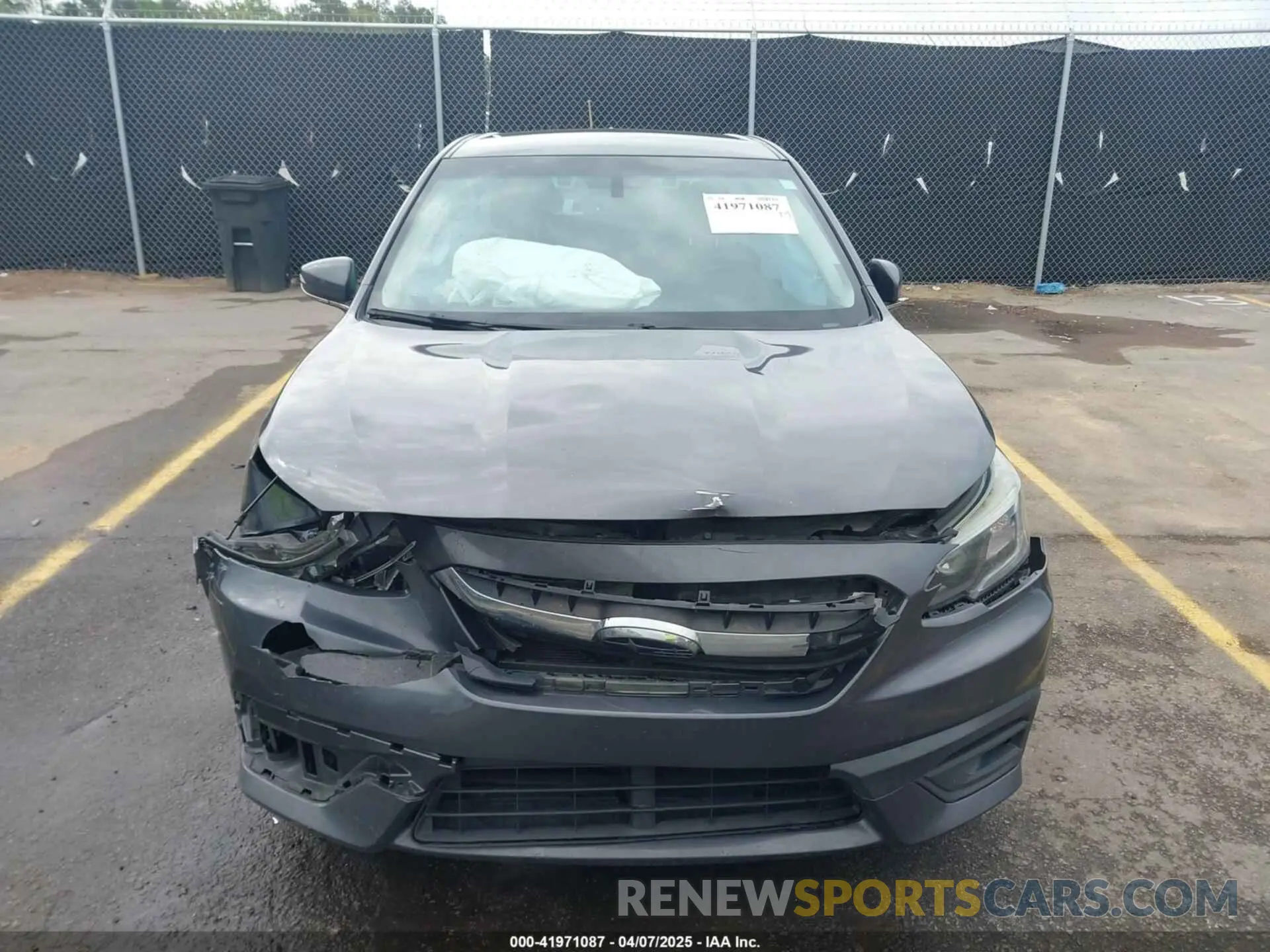 12 fotografías del automóvil dañado 4S3BWAC65L3003816 SUBARU LEGACY 2020