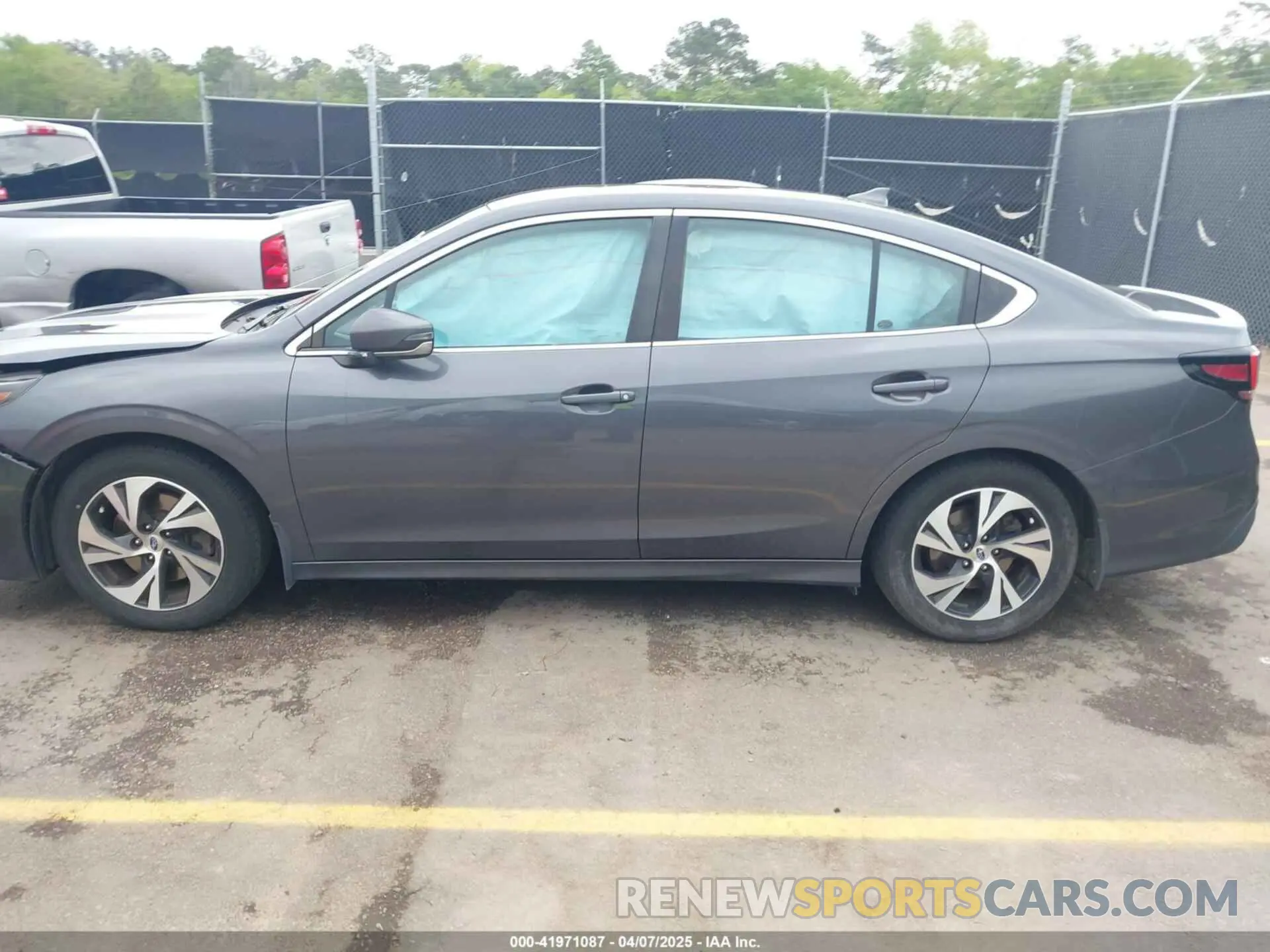 14 fotografías del automóvil dañado 4S3BWAC65L3003816 SUBARU LEGACY 2020