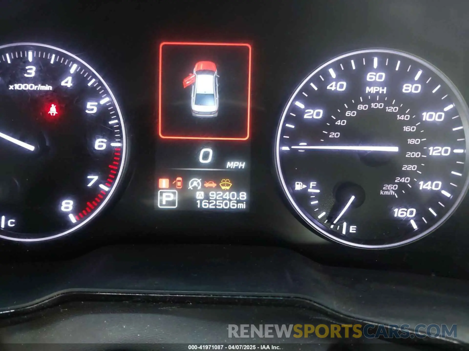 15 fotografías del automóvil dañado 4S3BWAC65L3003816 SUBARU LEGACY 2020