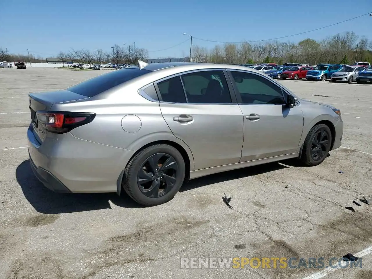 3 fotografías del automóvil dañado 4S3BWAC67L3003994 SUBARU LEGACY 2020