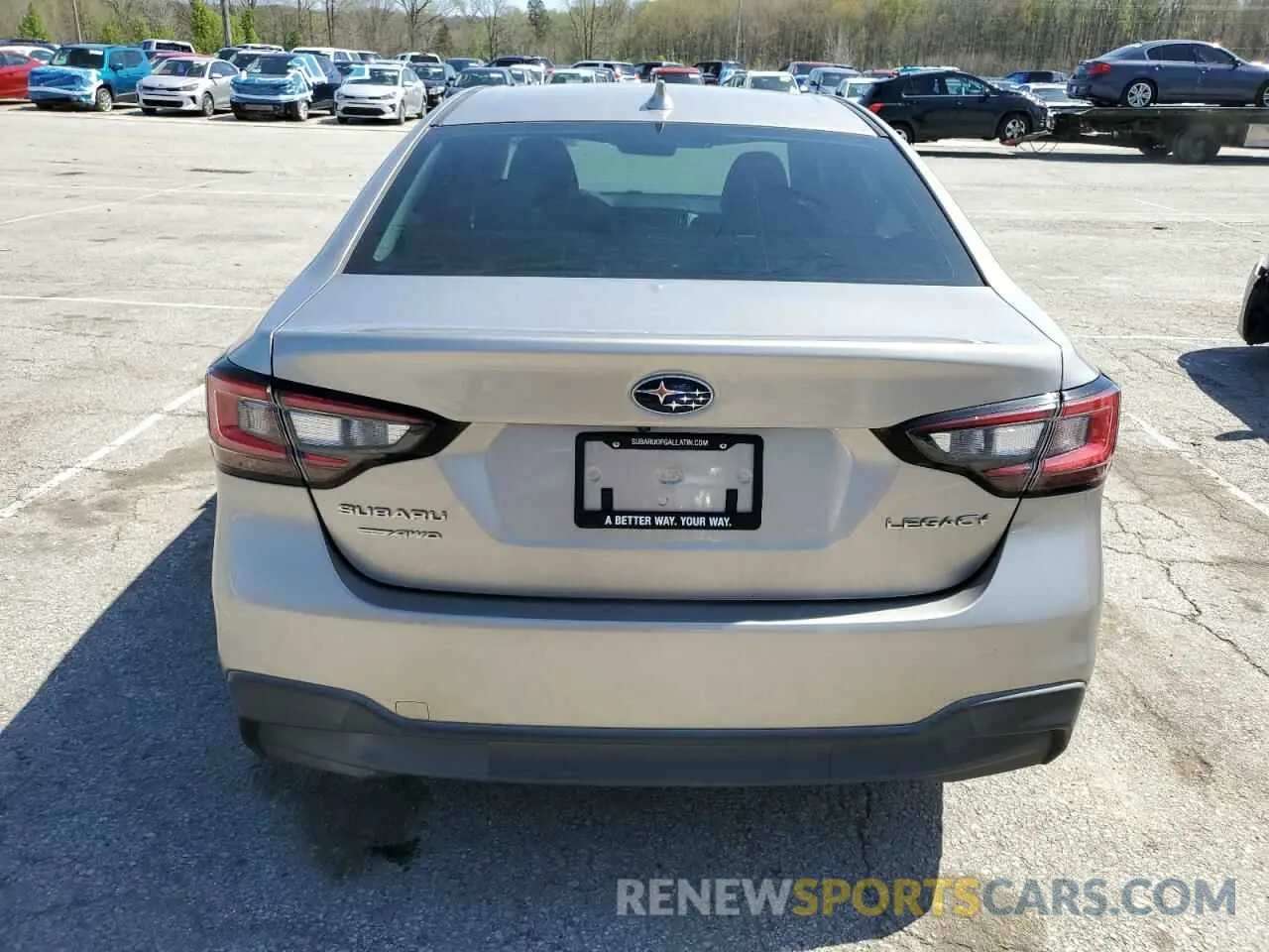 6 fotografías del automóvil dañado 4S3BWAC67L3003994 SUBARU LEGACY 2020