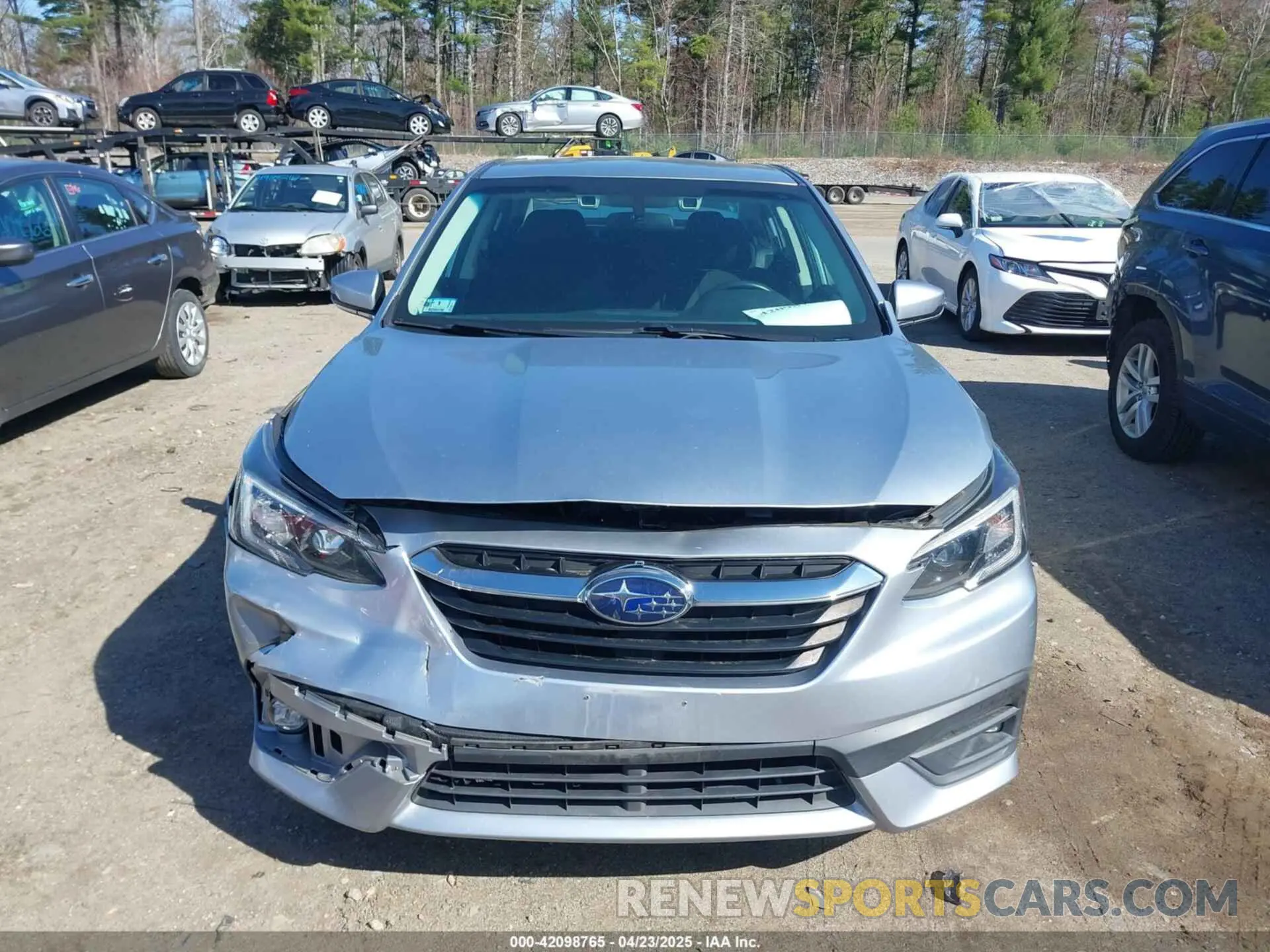 12 fotografías del automóvil dañado 4S3BWAC67L3005700 SUBARU LEGACY 2020