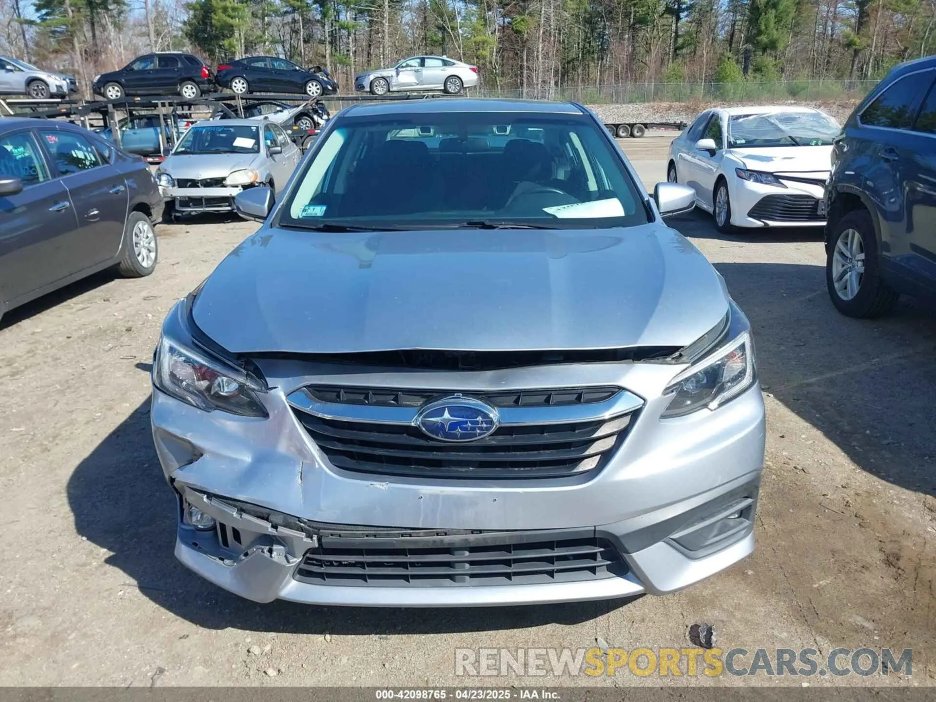 6 fotografías del automóvil dañado 4S3BWAC67L3005700 SUBARU LEGACY 2020