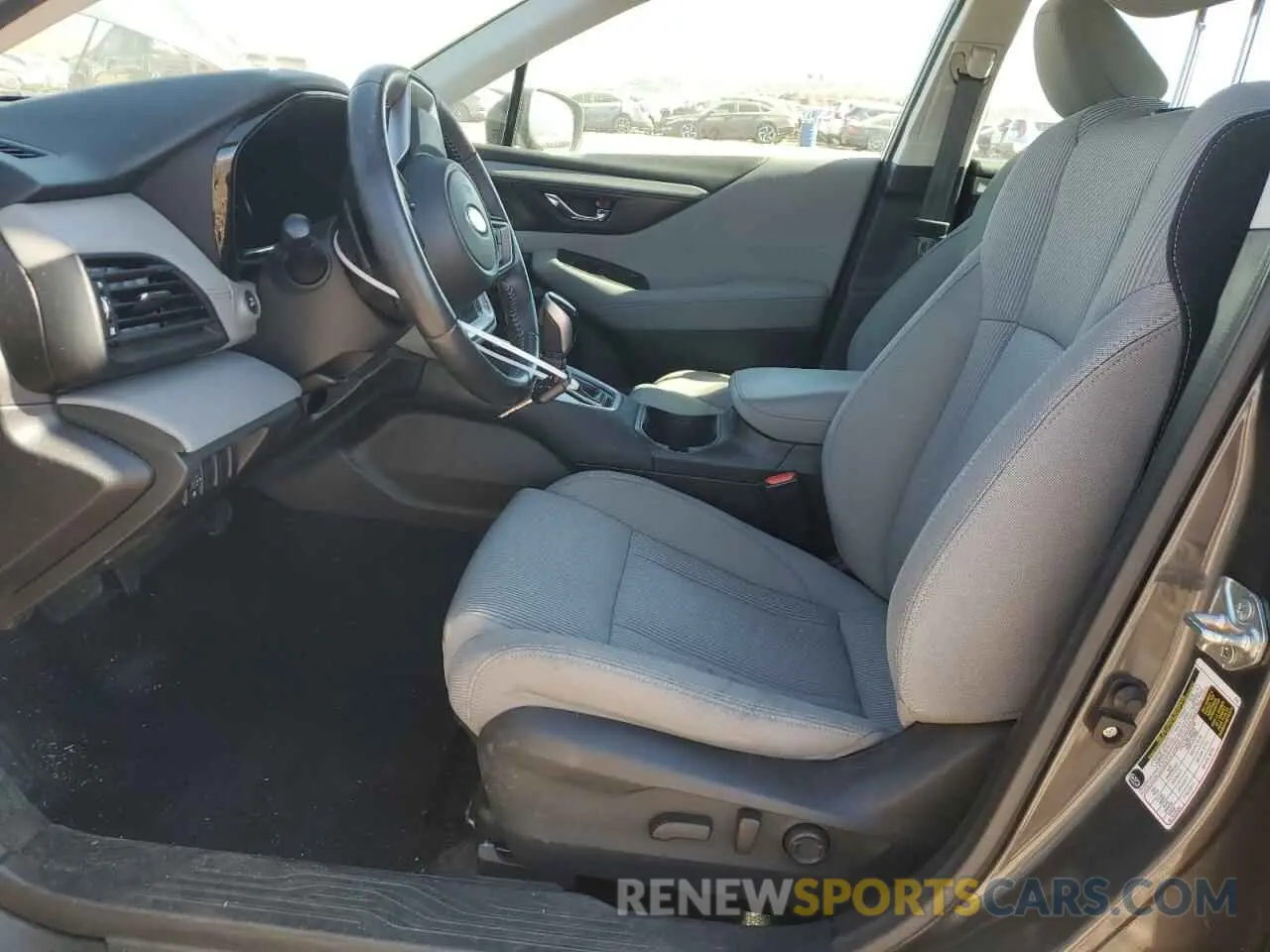 7 fotografías del automóvil dañado 4S3BWAC68L3032050 SUBARU LEGACY 2020