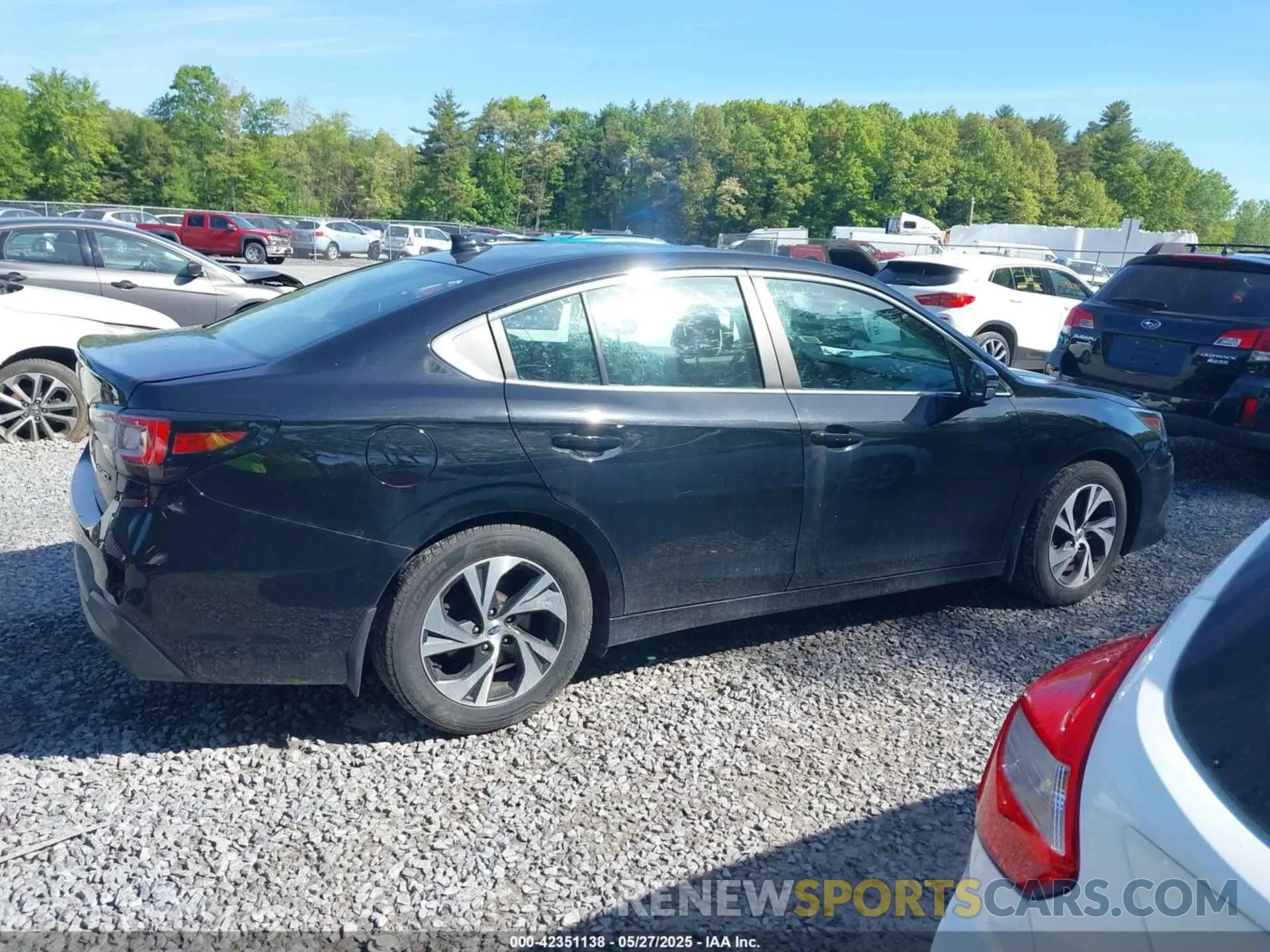 13 fotografías del automóvil dañado 4S3BWAC69L3016682 SUBARU LEGACY 2020