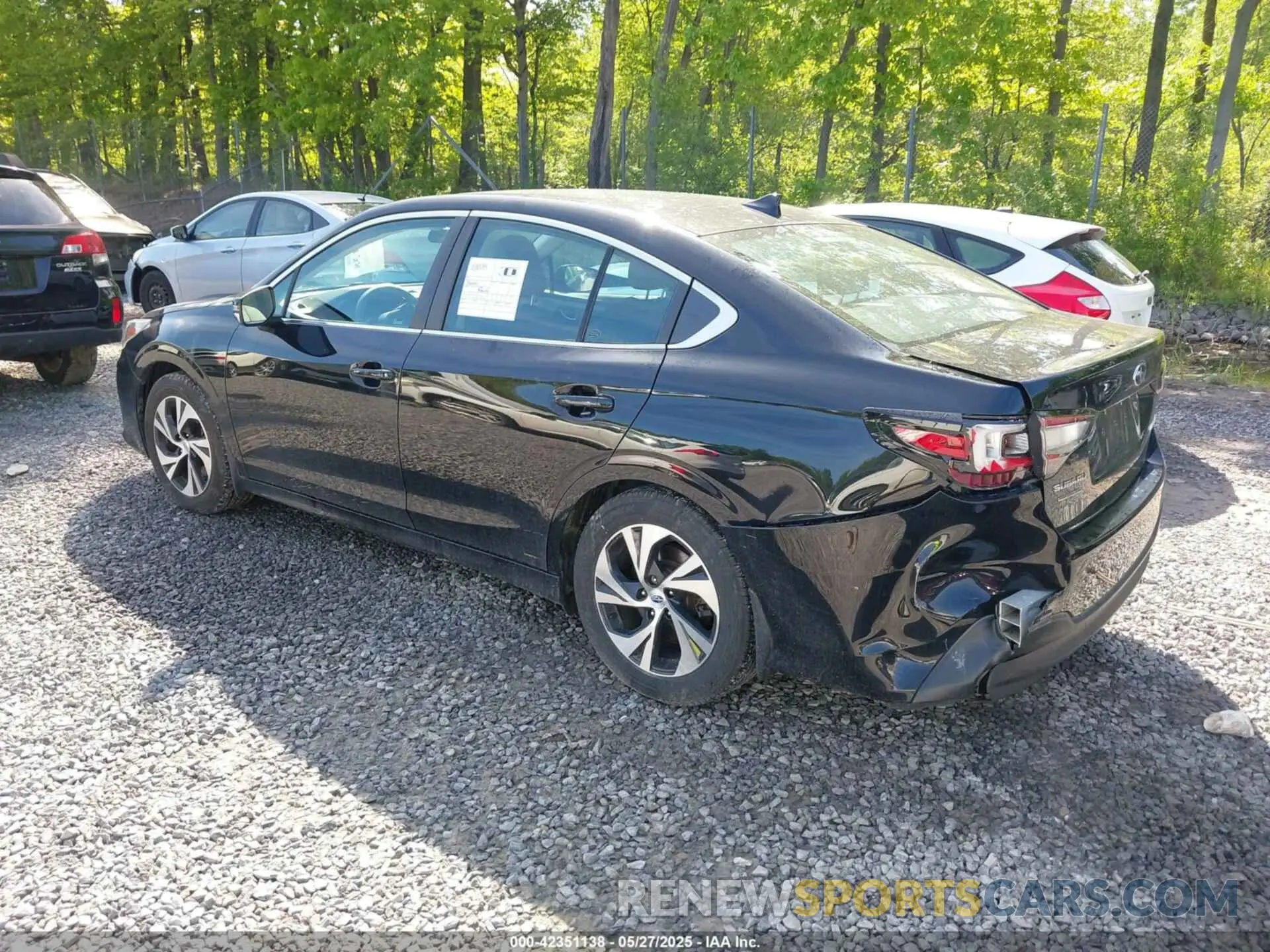 3 fotografías del automóvil dañado 4S3BWAC69L3016682 SUBARU LEGACY 2020