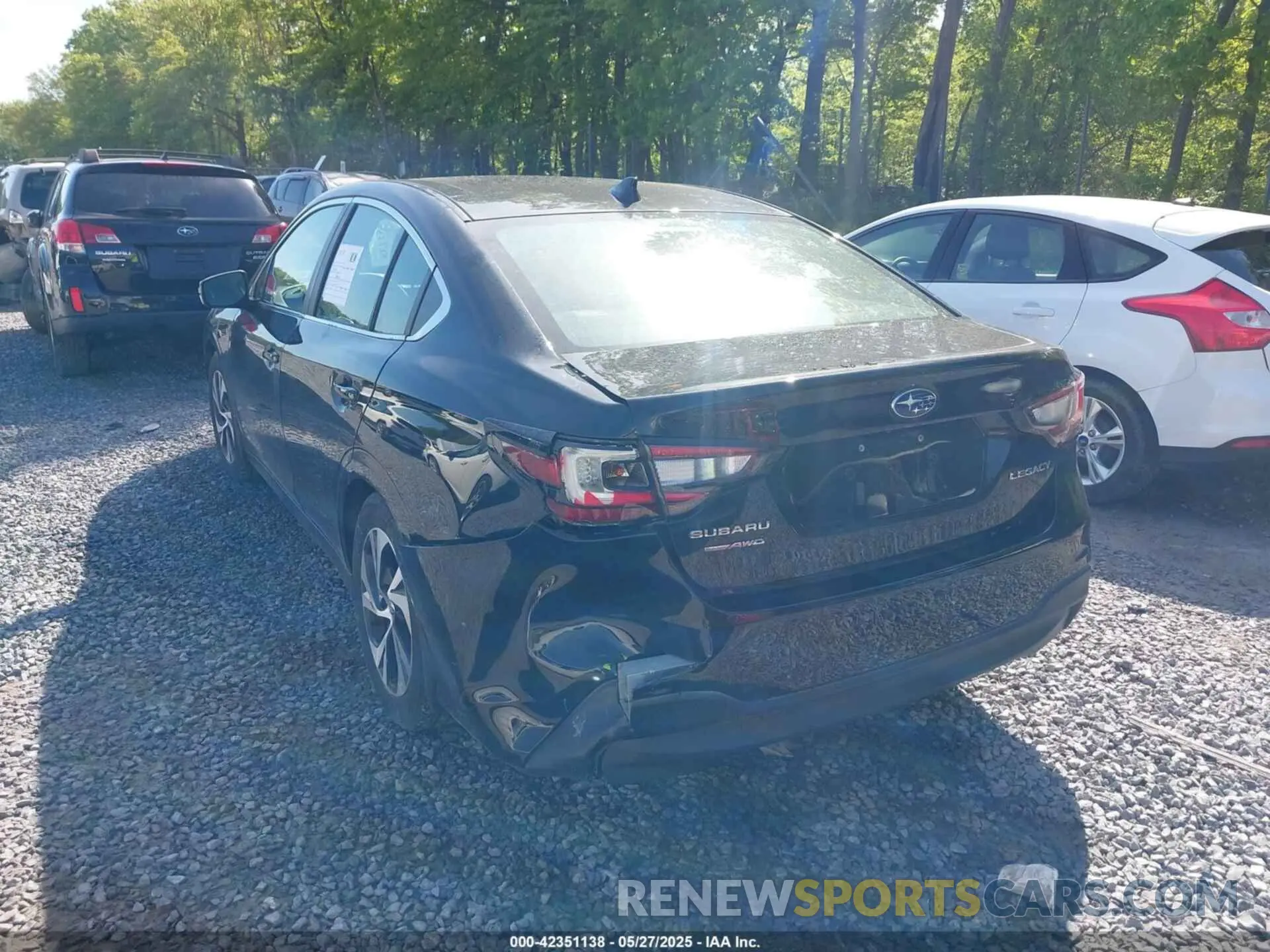 6 fotografías del automóvil dañado 4S3BWAC69L3016682 SUBARU LEGACY 2020