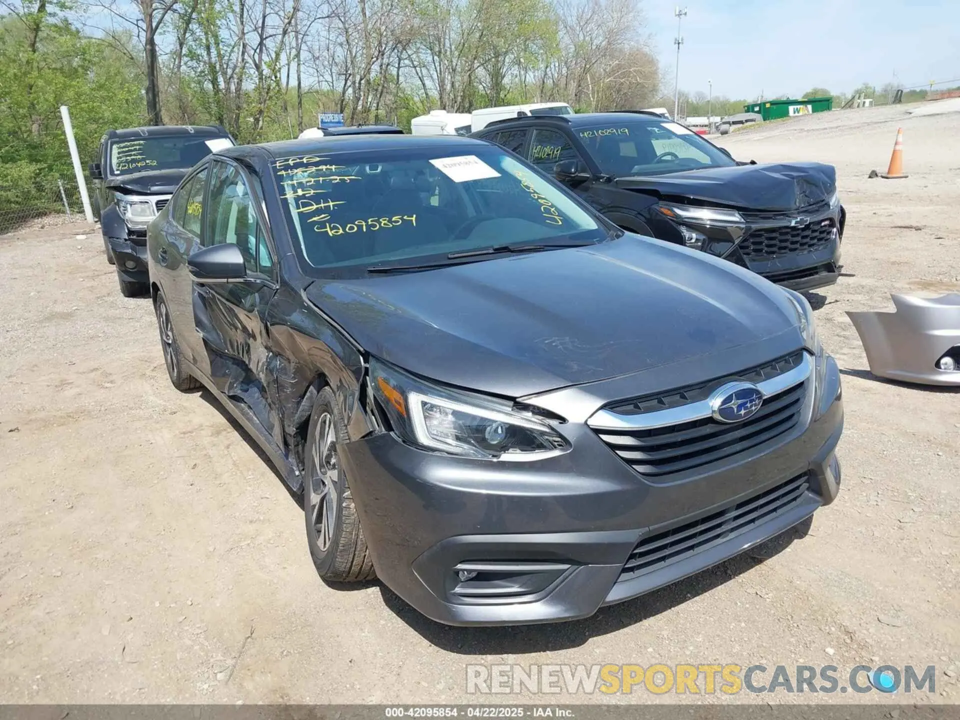 1 fotografías del automóvil dañado 4S3BWAC6XL3007022 SUBARU LEGACY 2020