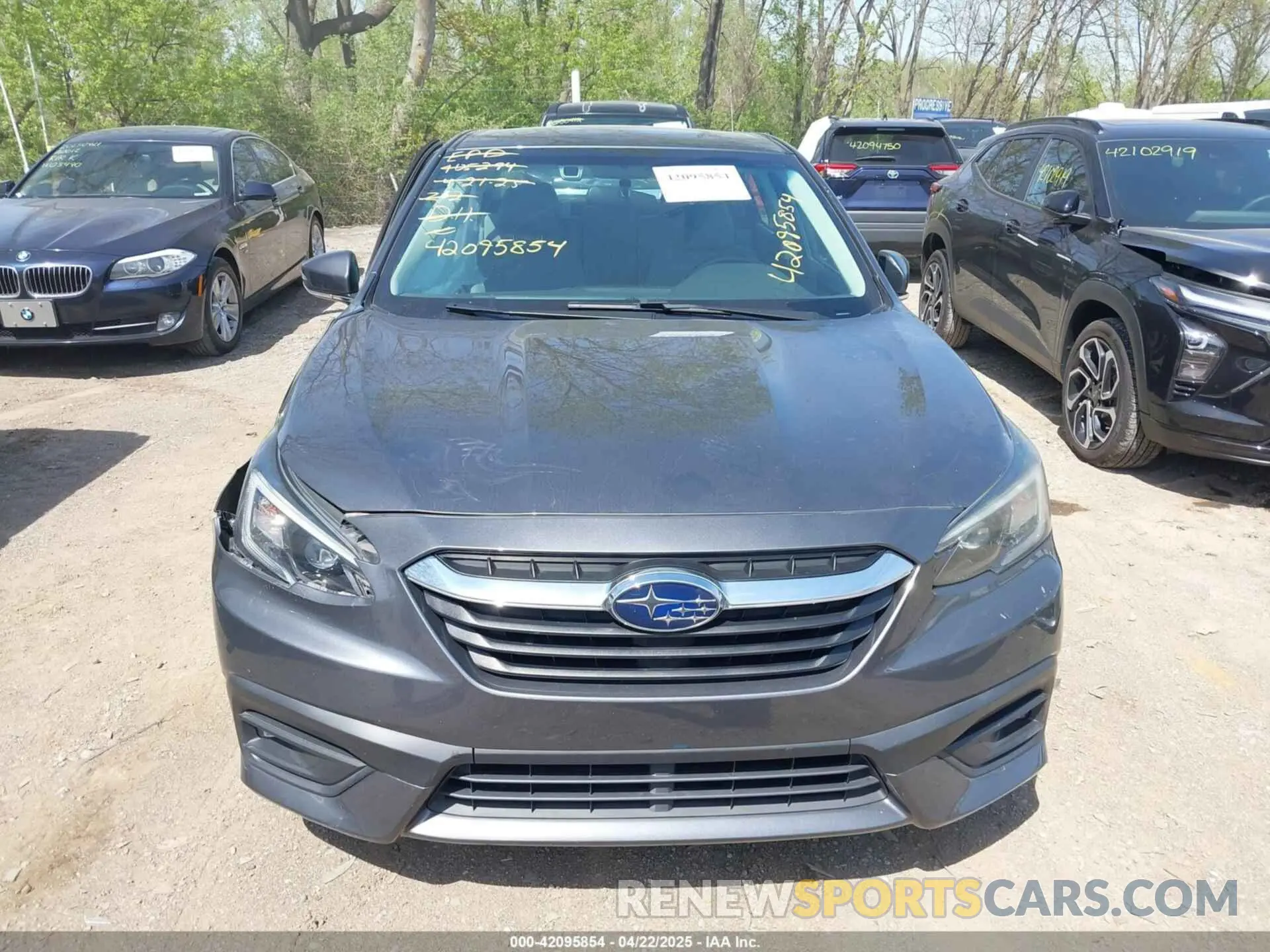 12 fotografías del automóvil dañado 4S3BWAC6XL3007022 SUBARU LEGACY 2020